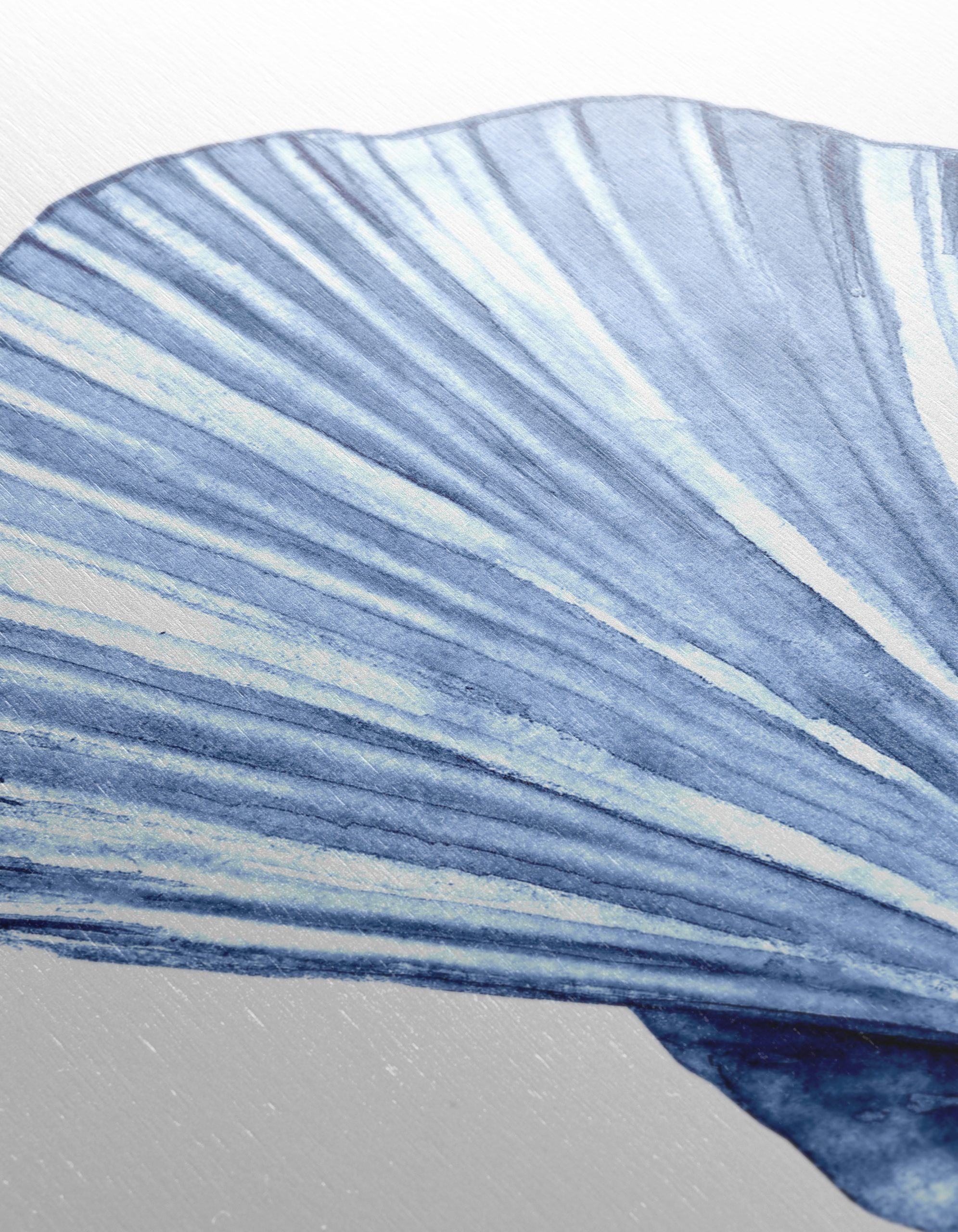Elegant Blue Shell Artwork for Coastal Decor - Image 12