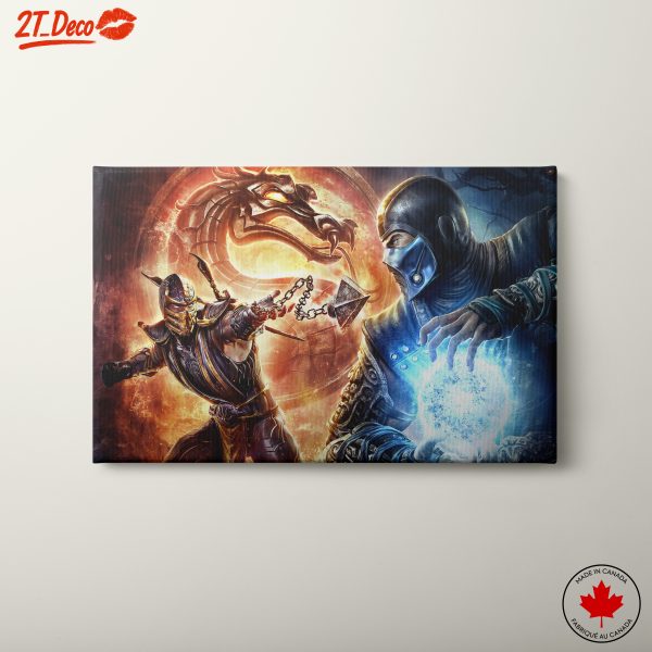 Epic Mortal Kombat Battle Artwork