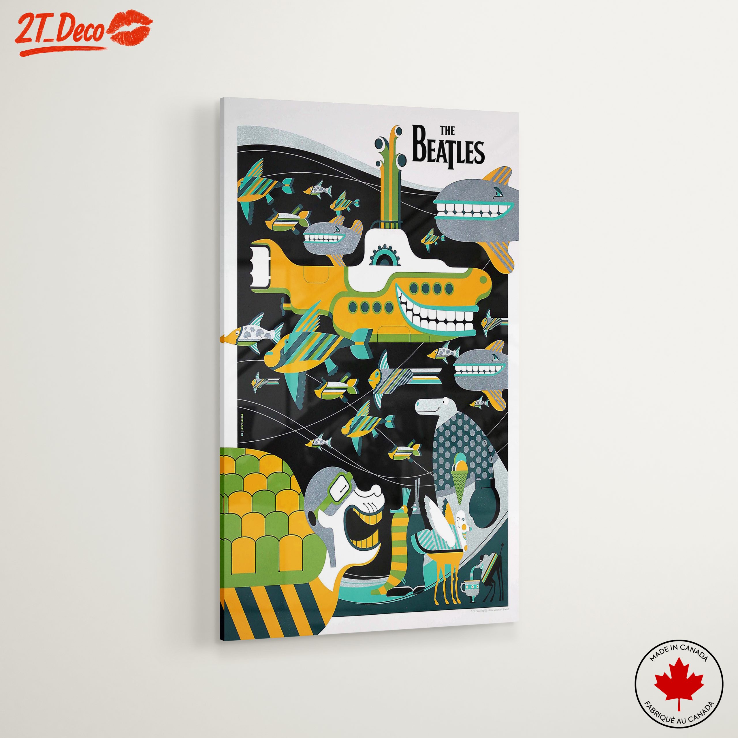 Colorful Illustration Inspired by The Beatles - Image 6