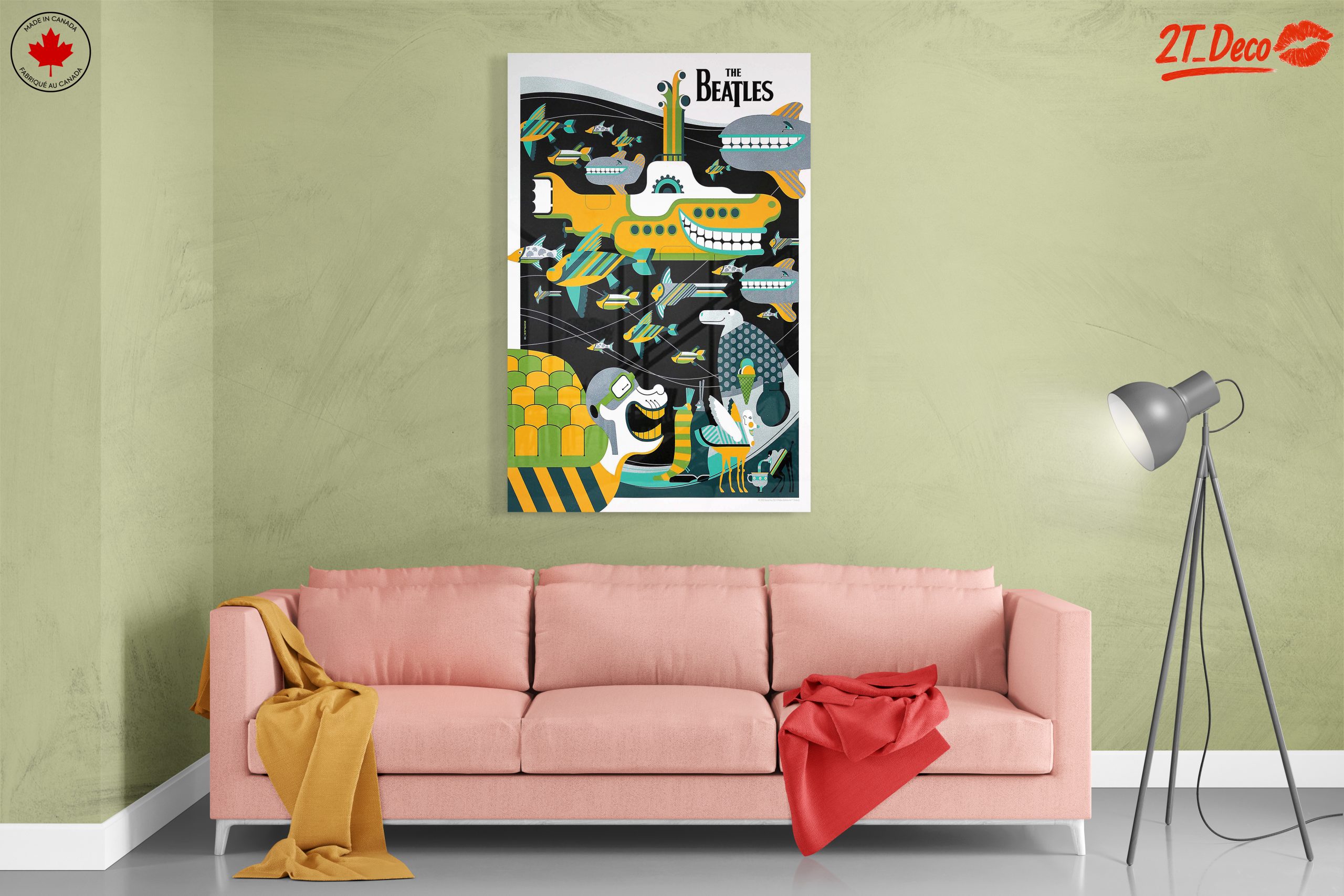 Colorful Illustration Inspired by The Beatles - Image 7
