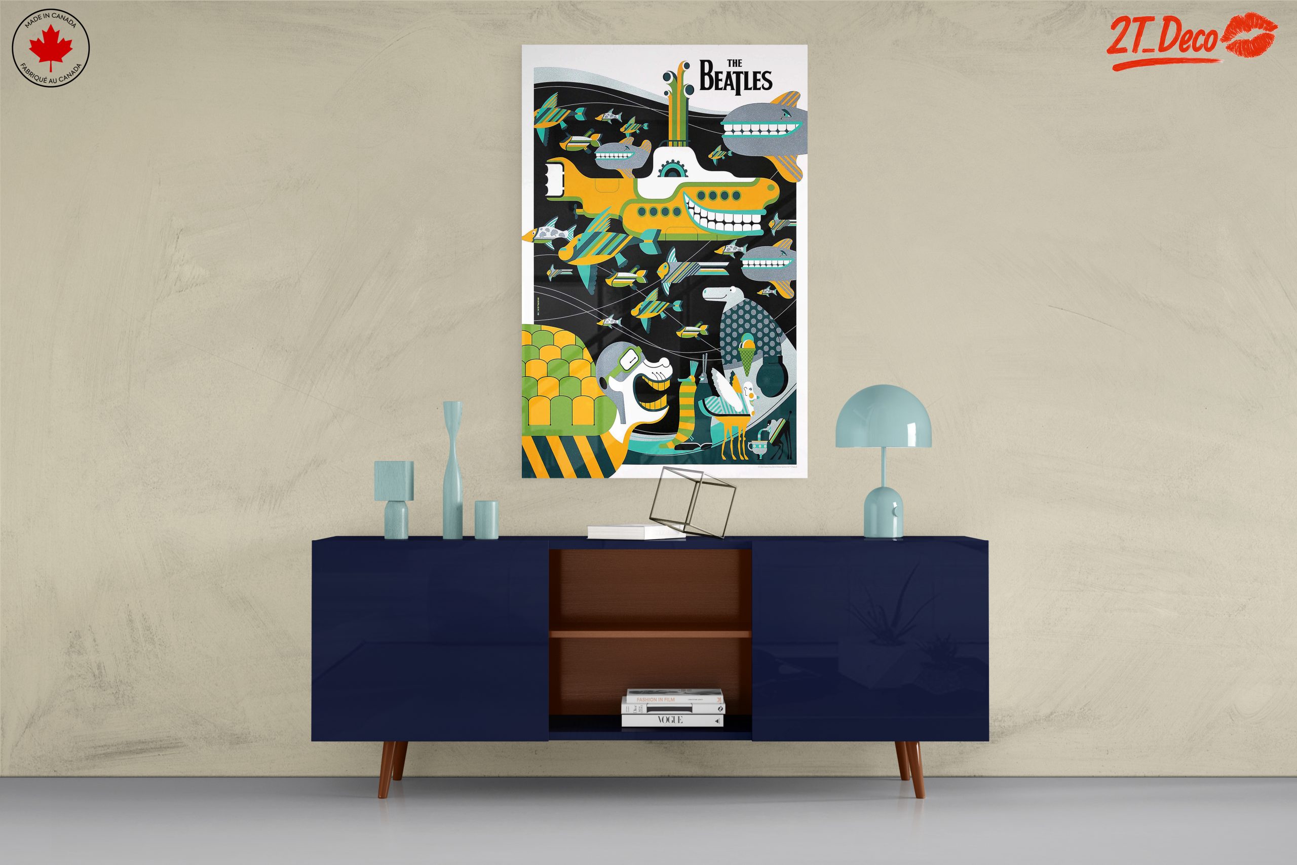 Colorful Illustration Inspired by The Beatles - Image 8