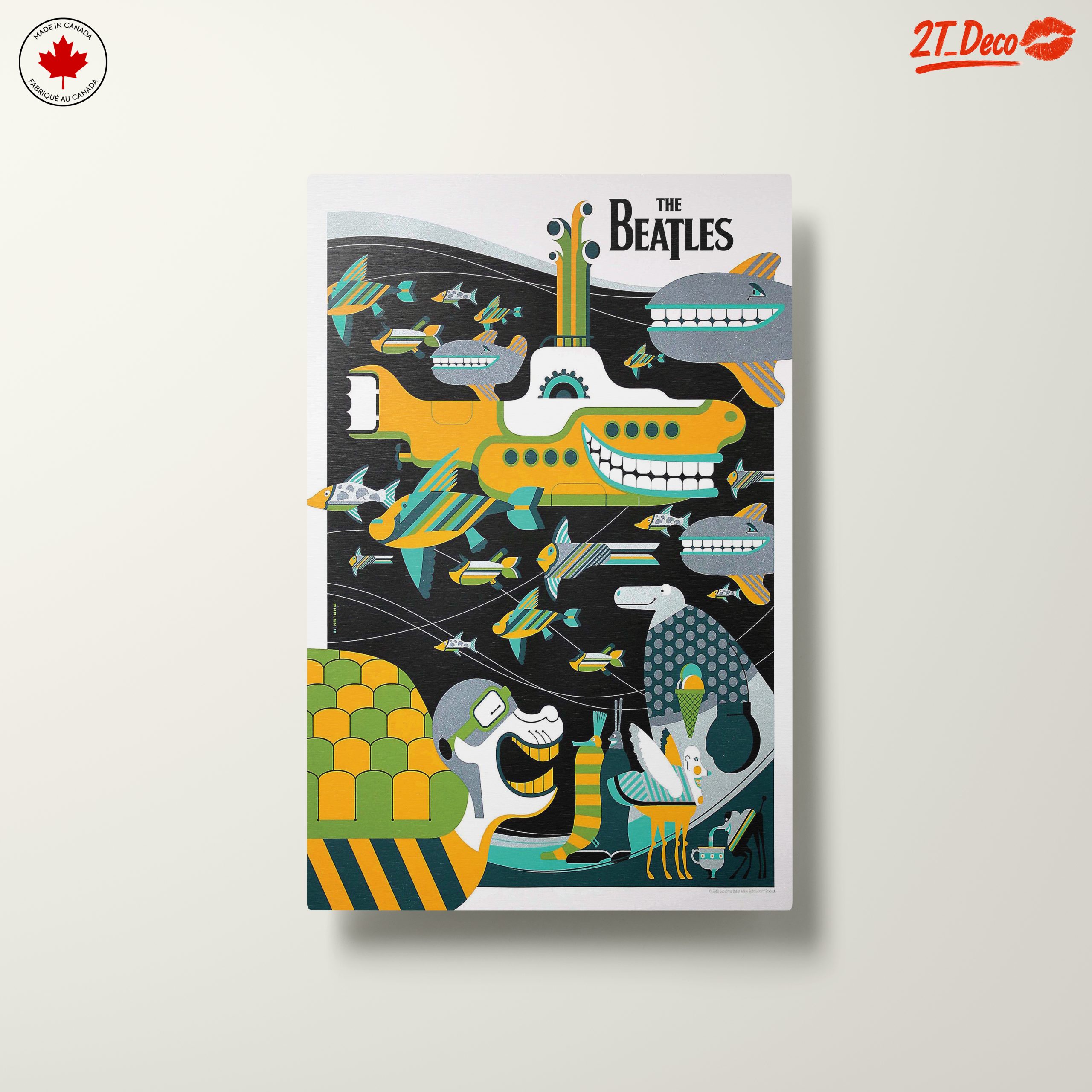 Colorful Illustration Inspired by The Beatles - Image 10