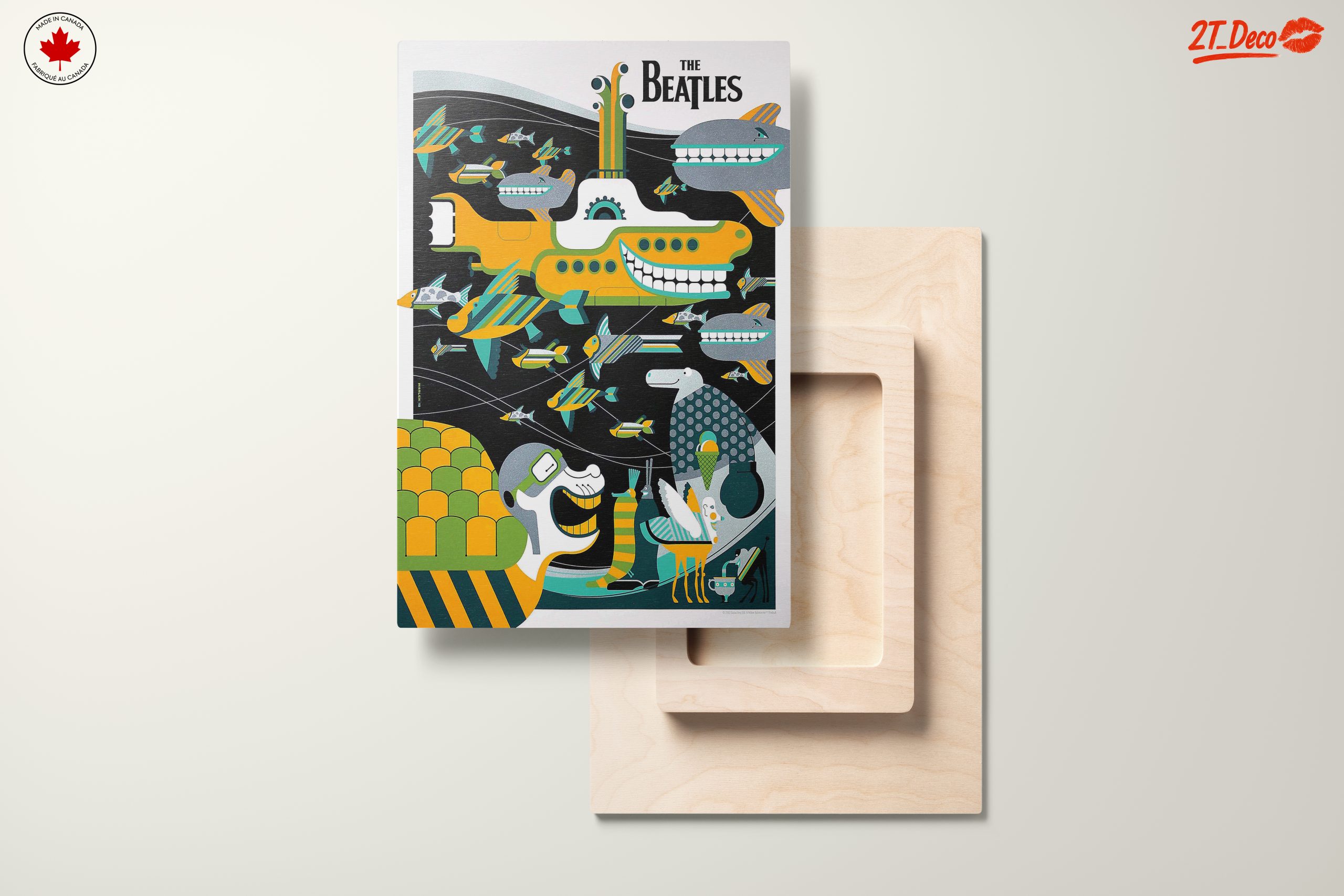 Colorful Illustration Inspired by The Beatles - Image 11