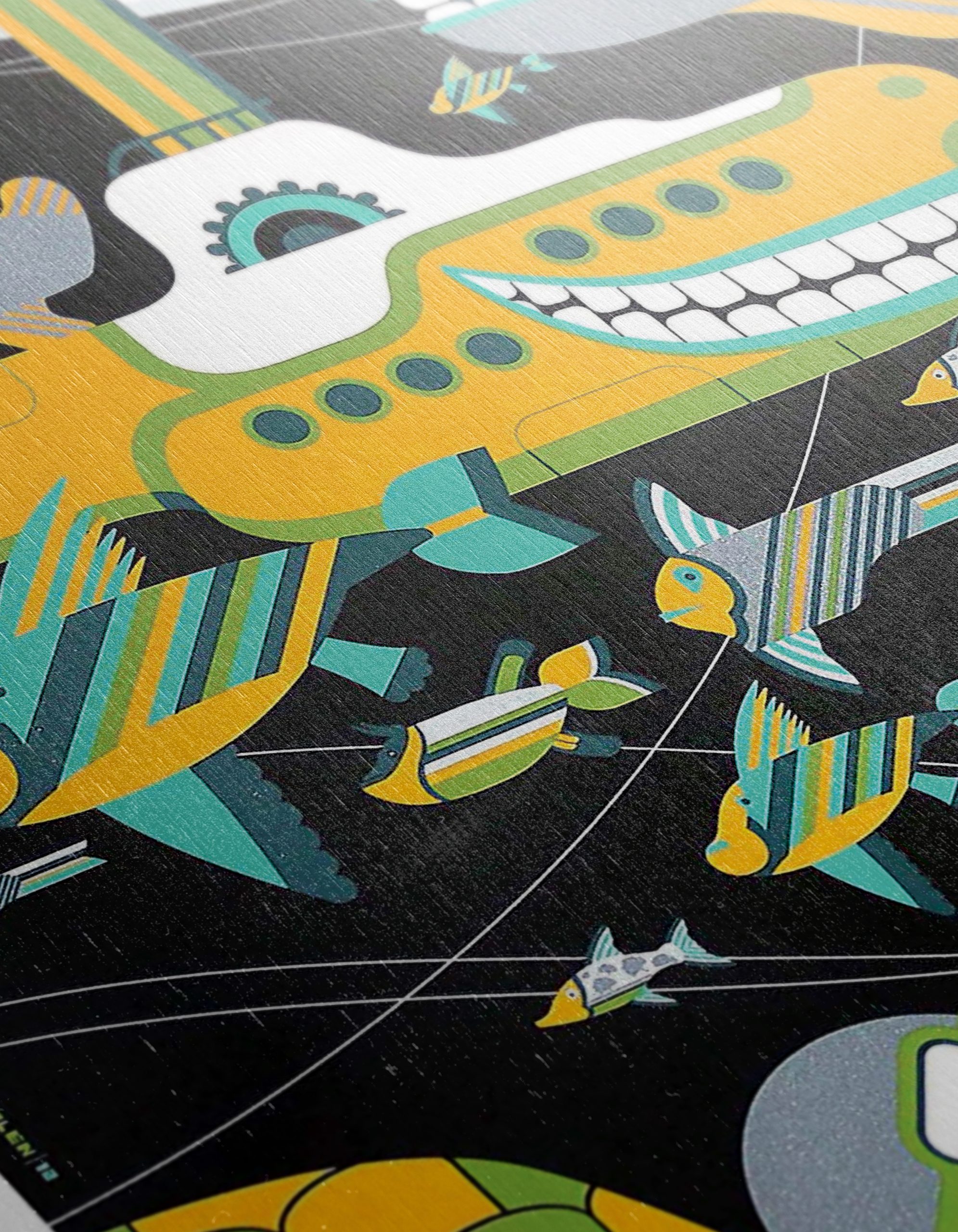 Colorful Illustration Inspired by The Beatles - Image 12