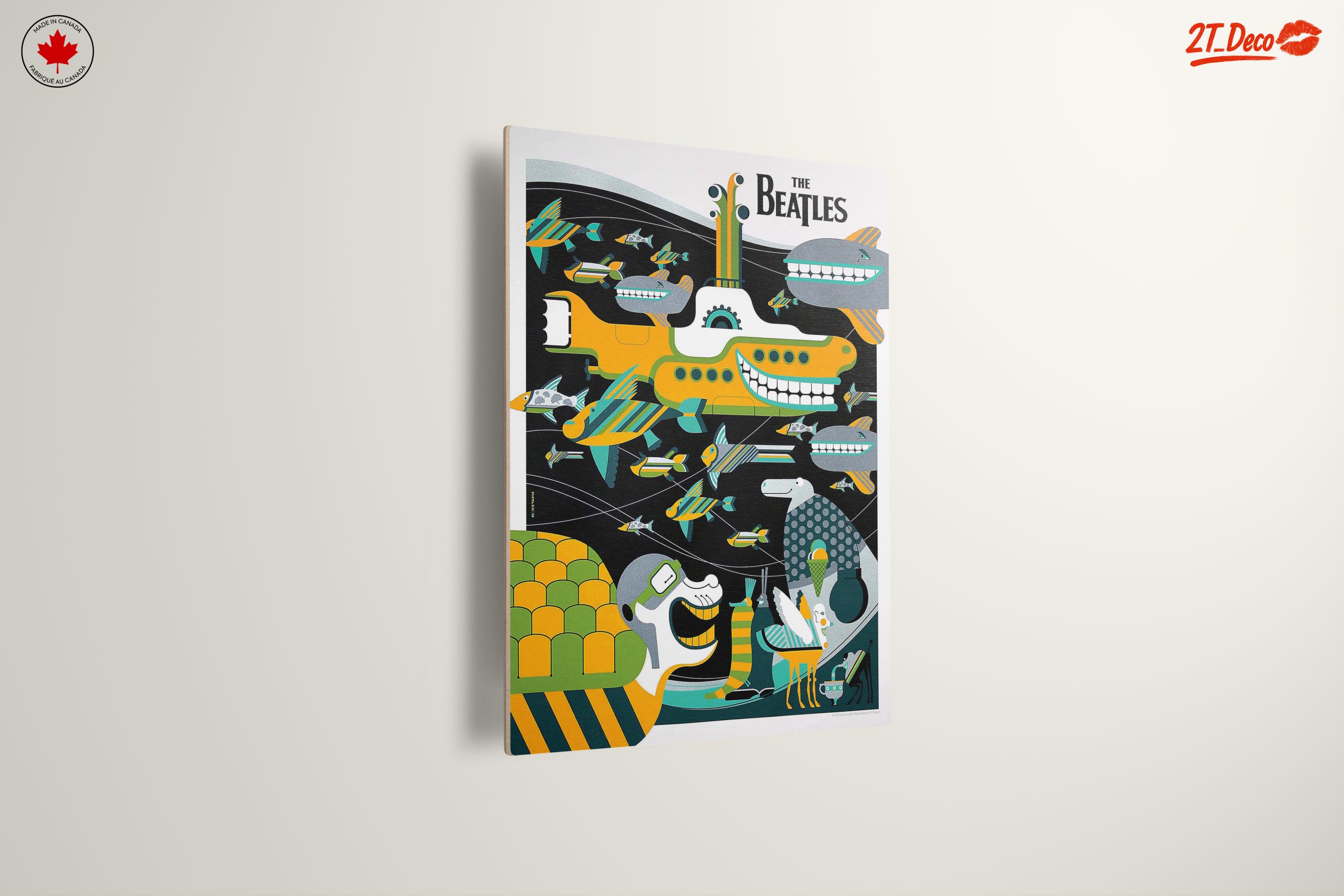 Colorful Illustration Inspired by The Beatles - Image 13