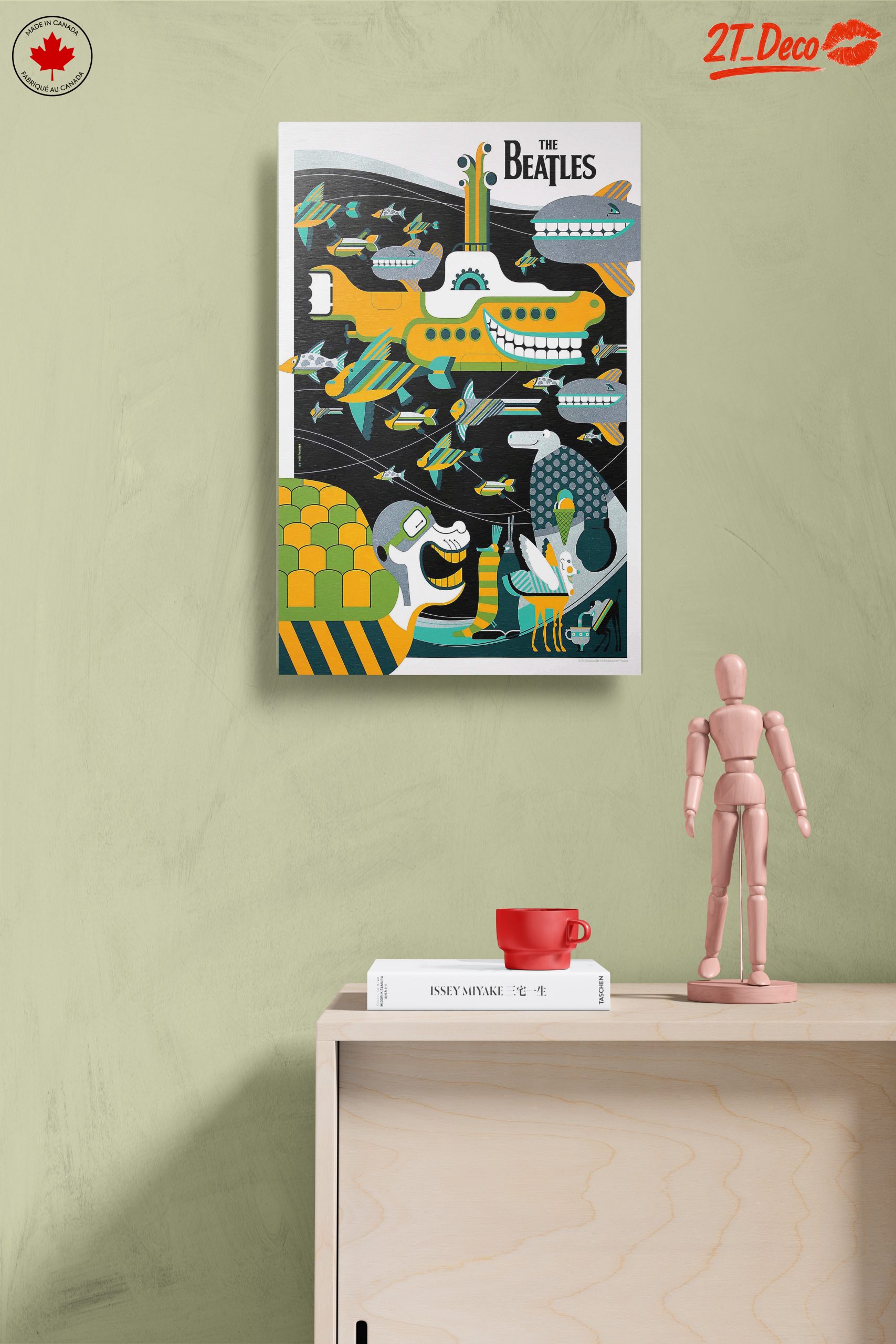 Colorful Illustration Inspired by The Beatles - Image 14