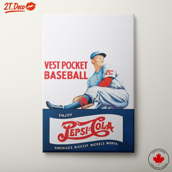 Vintage Pepsi-Cola Baseball Advertising Art