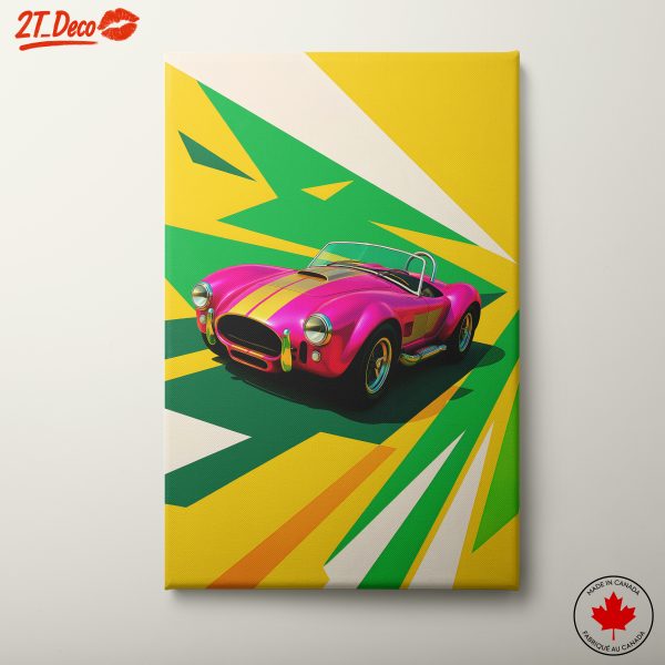 Vibrant Cobra Car Illustration