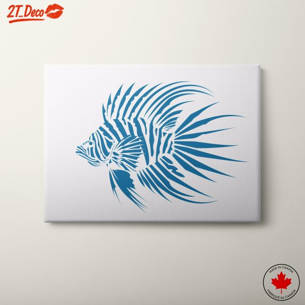 Stylized Fish Artwork for Ocean Lovers