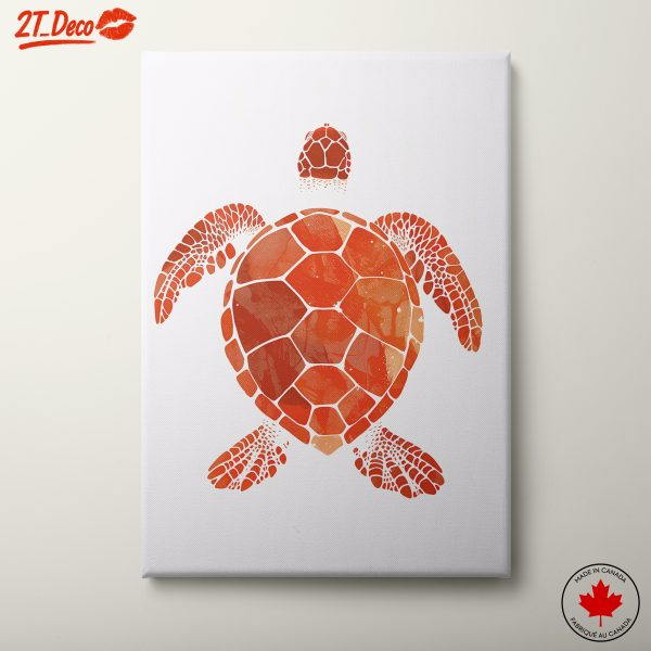 Stylized Turtle Art Print