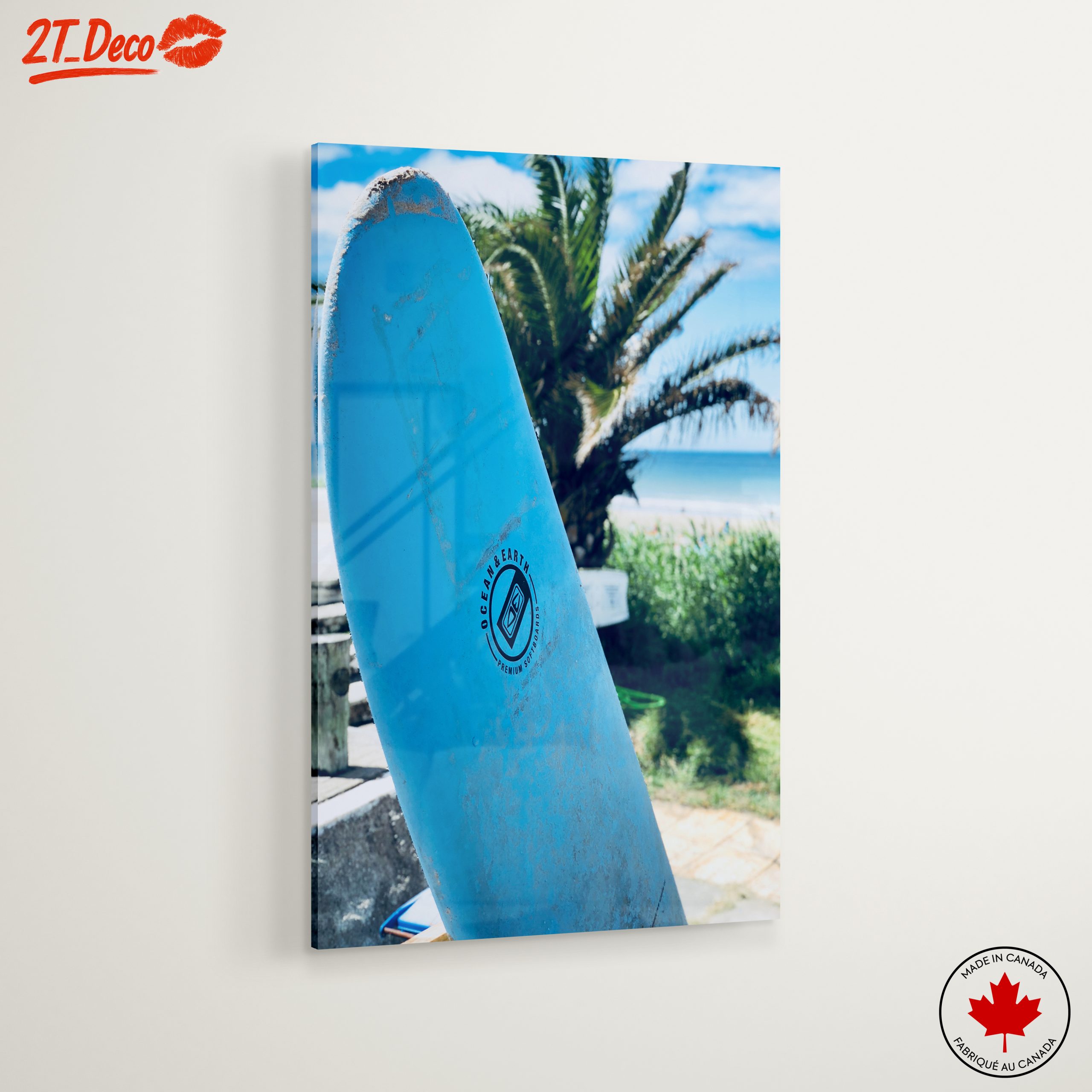 Surfboard View Over the Beach - Image 6