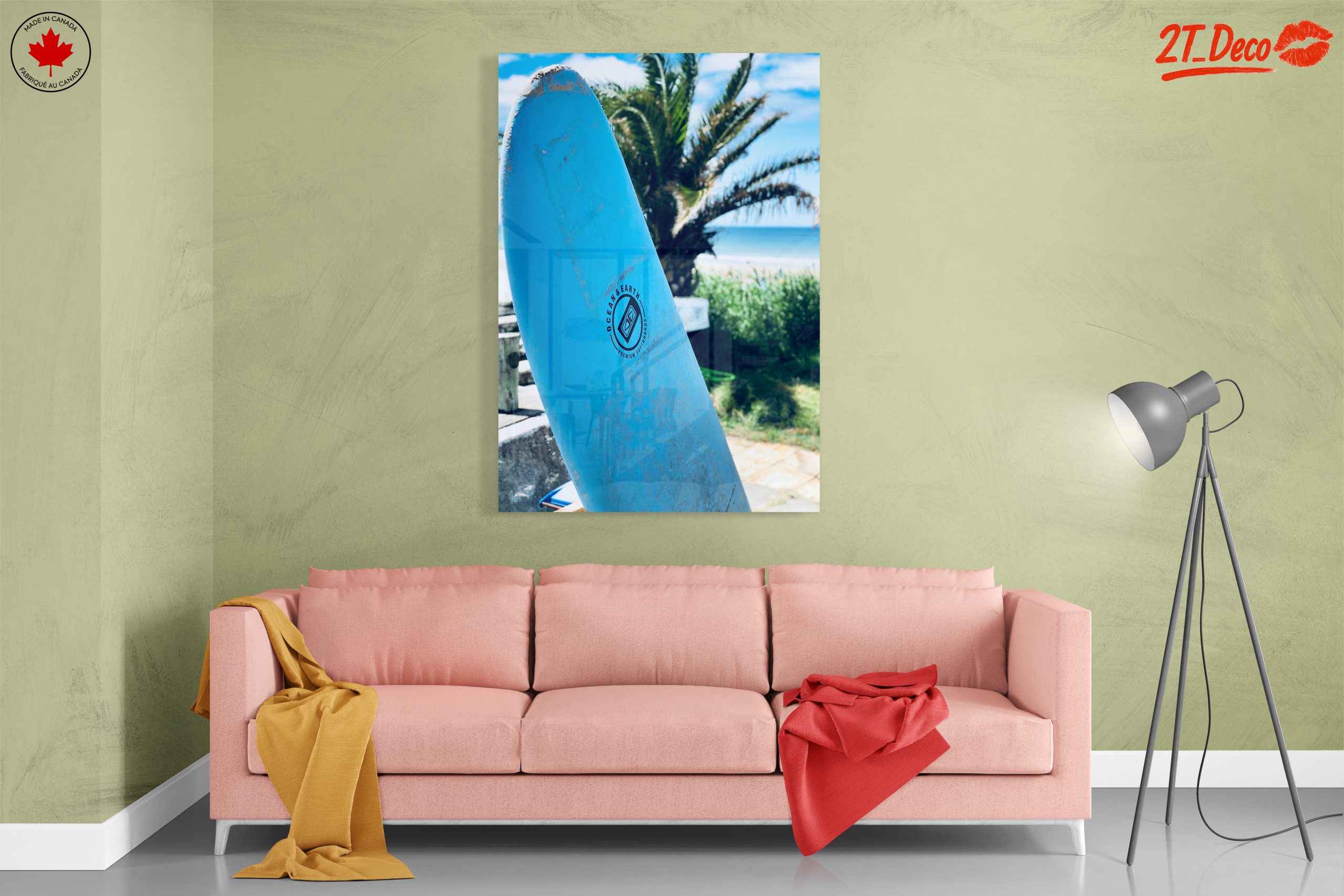 Surfboard View Over the Beach - Image 7