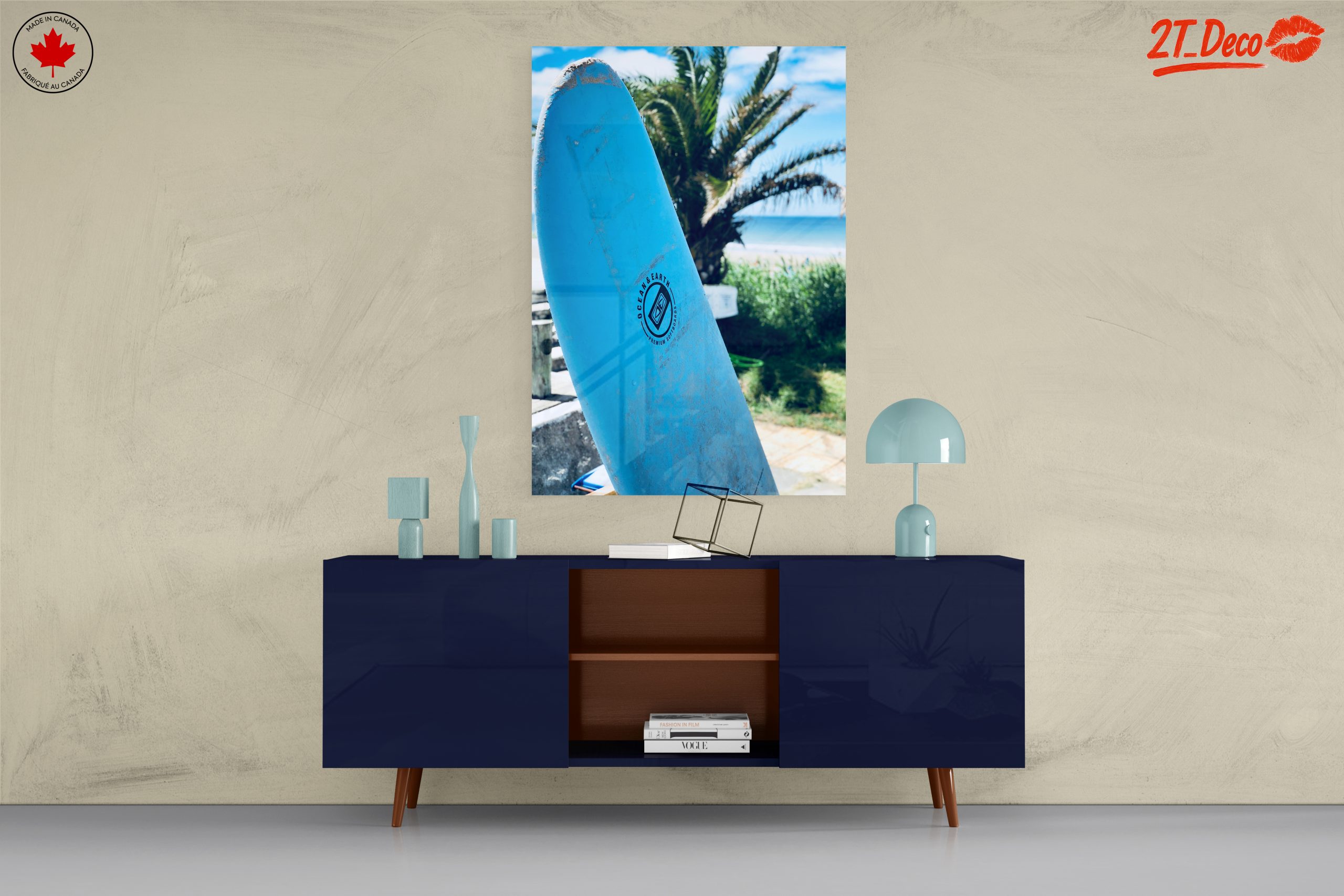 Surfboard View Over the Beach - Image 8