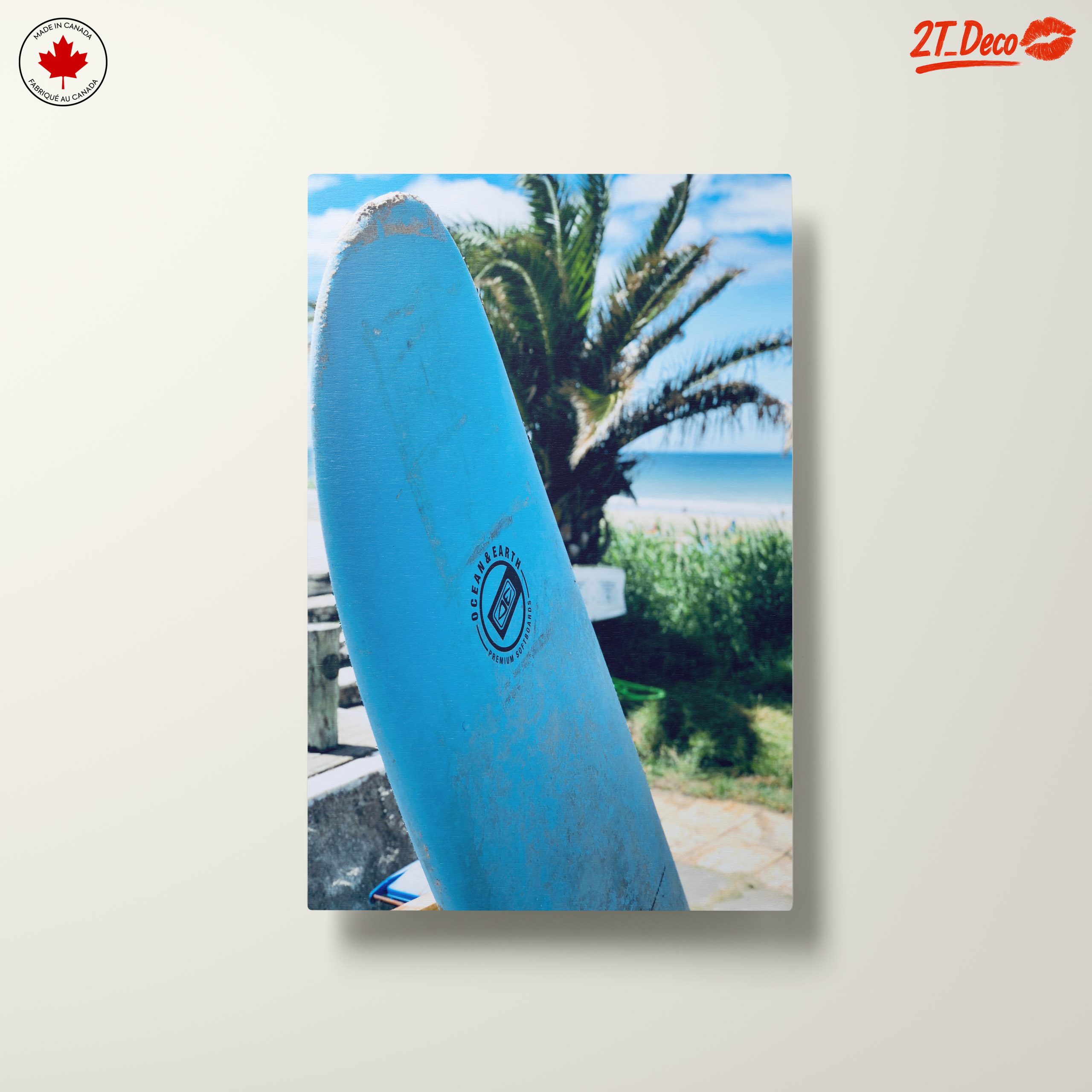 Surfboard View Over the Beach - Image 10