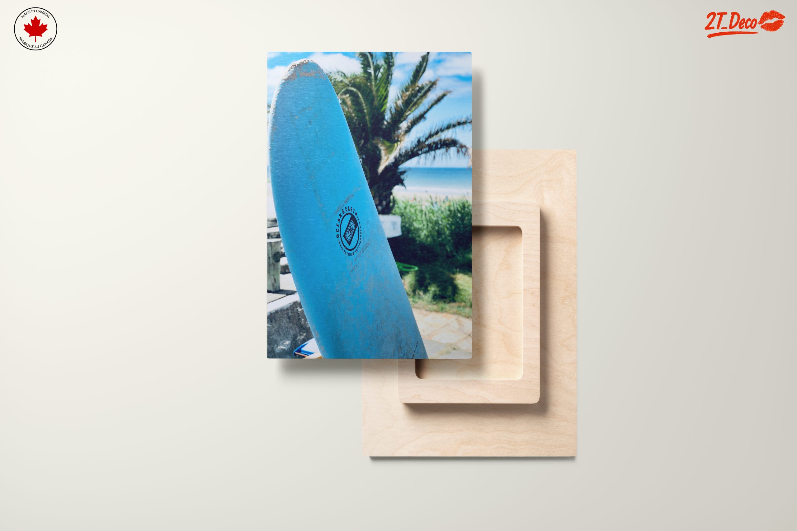 Surfboard View Over the Beach - Image 11