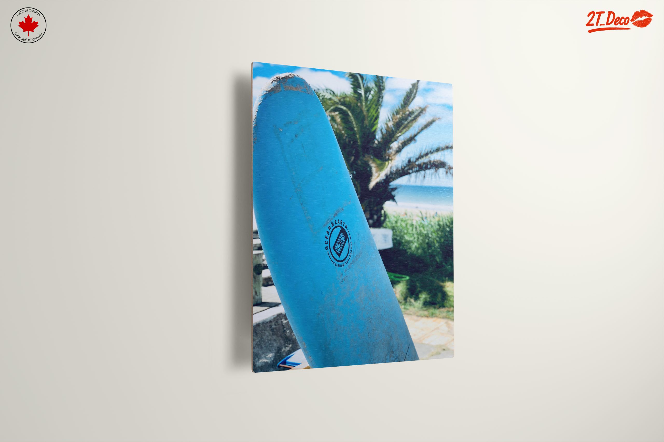 Surfboard View Over the Beach - Image 13