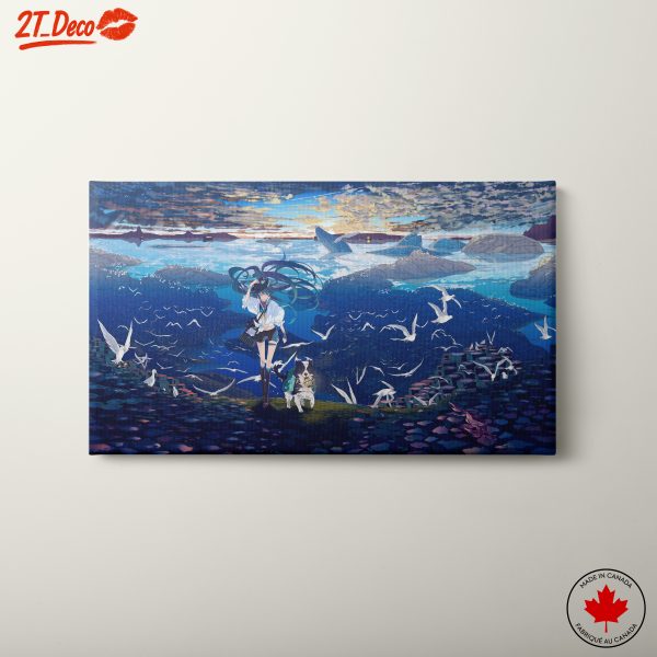 Anime Seaside Adventure Art
