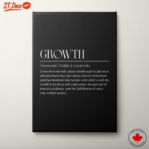 Growth Inspirational Quote Art