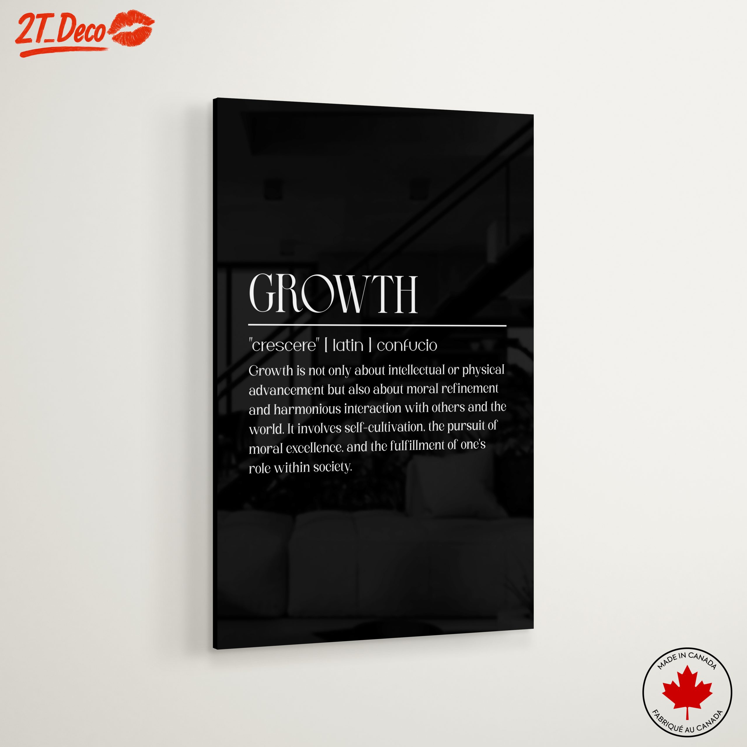 Growth Inspirational Quote Art - Image 6