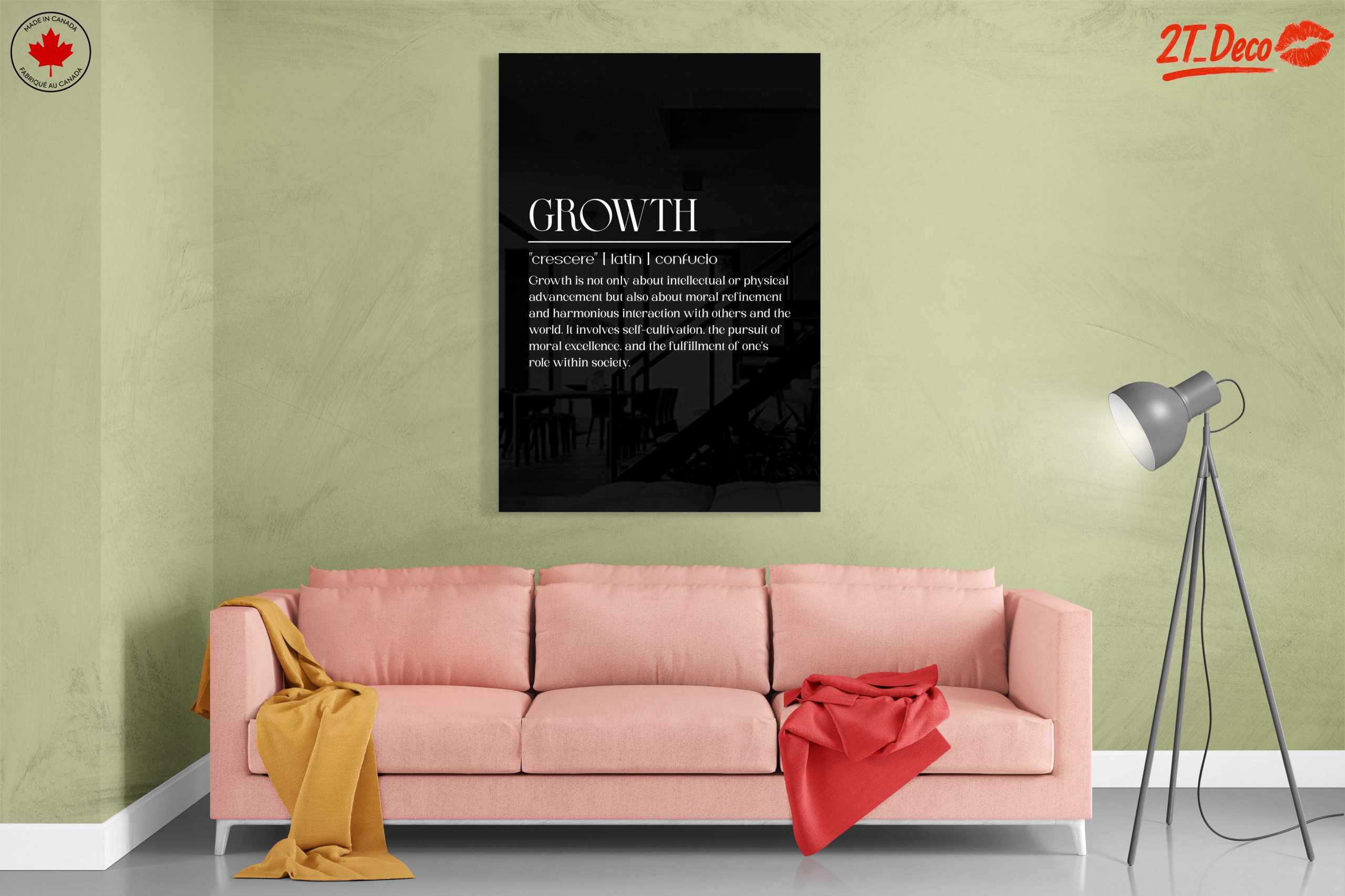 Growth Inspirational Quote Art - Image 7