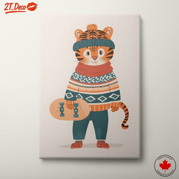 Stylized Tiger Character Art