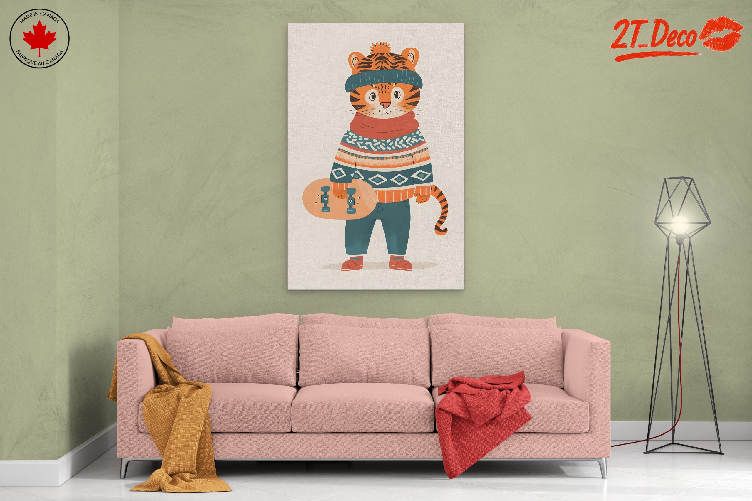Stylized Tiger Character Art - Image 2