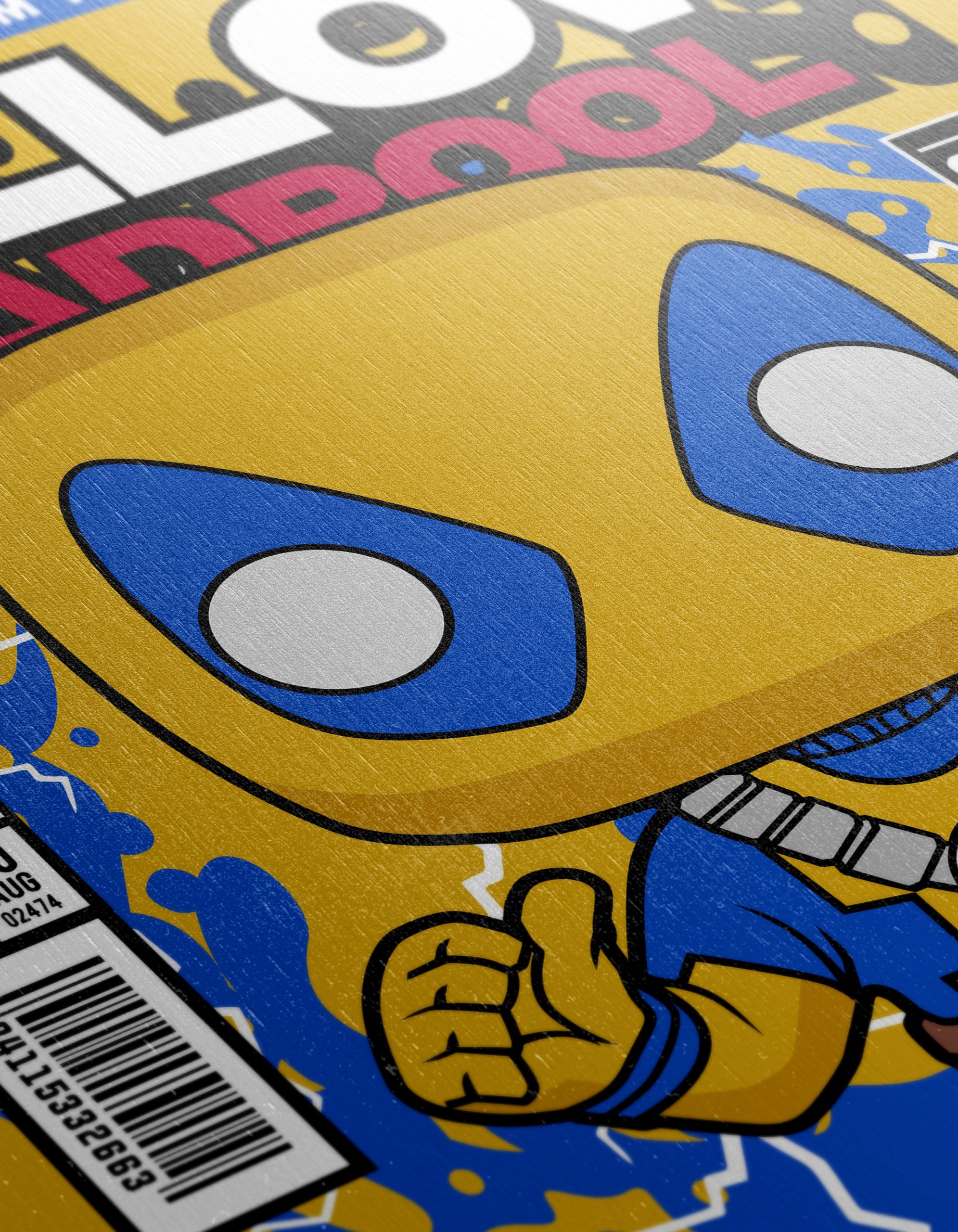 Yellow Deadpool Funko Art - Image 12