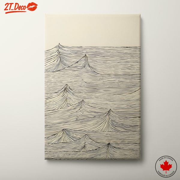 Abstract Waves Line Art 2