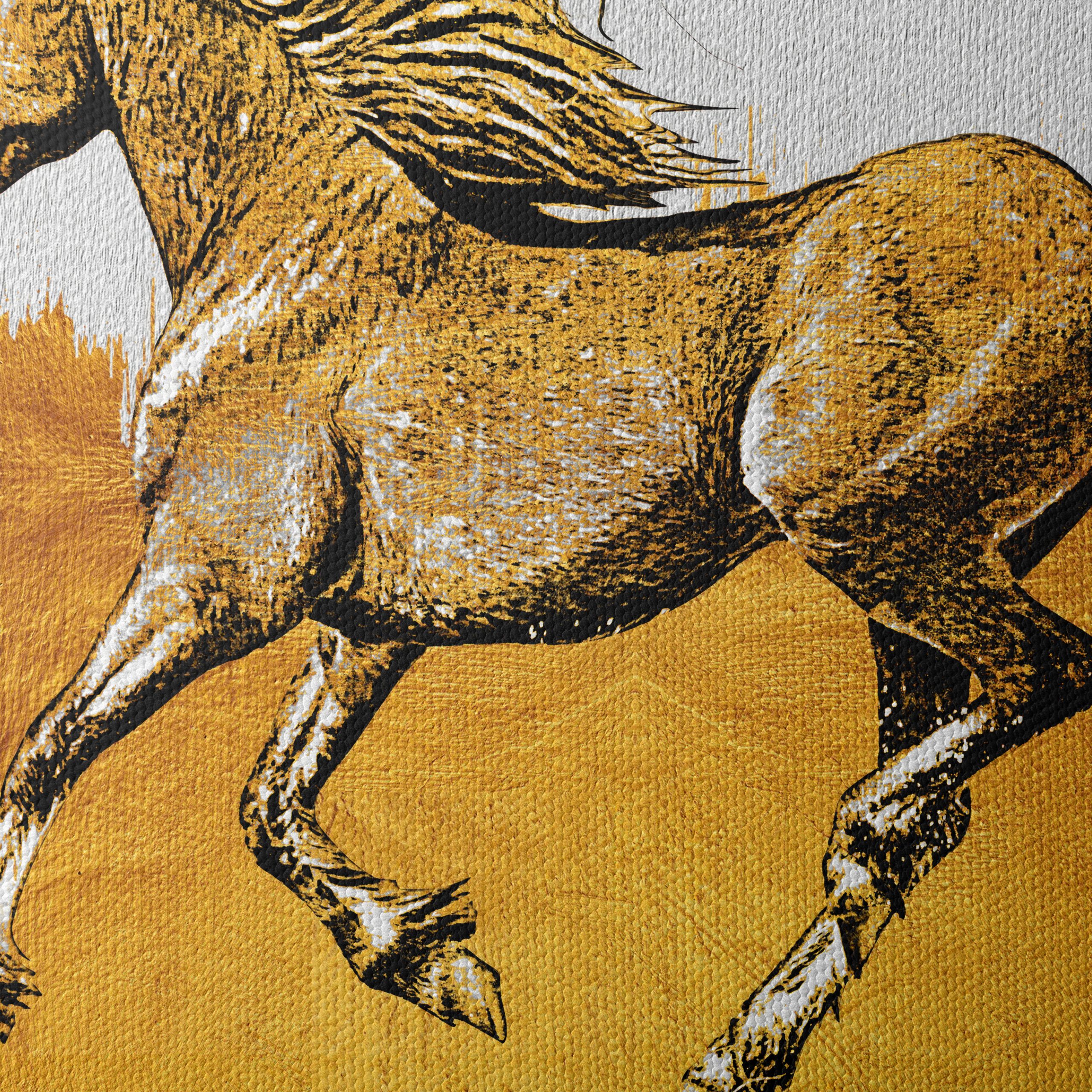 Stylized Running Horse Art - Image 4