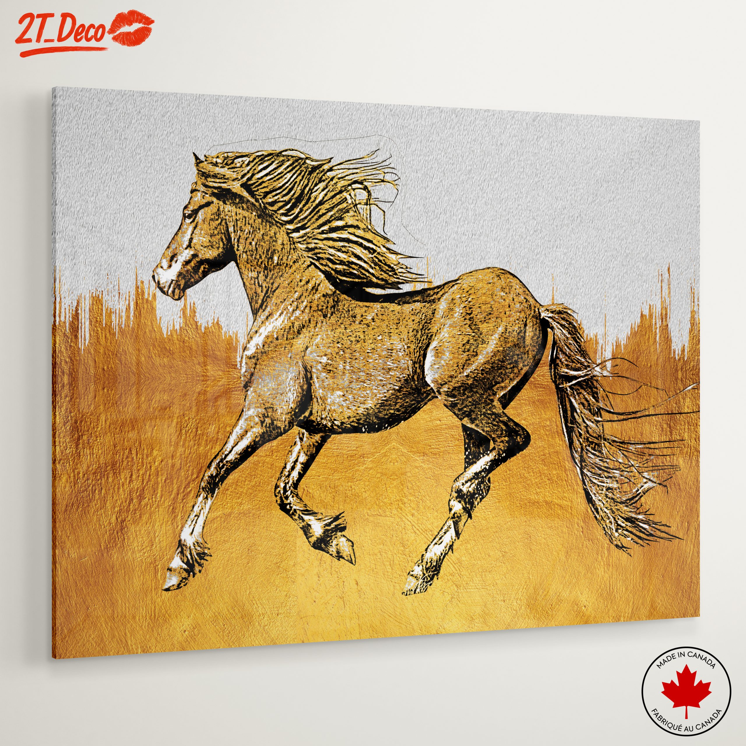 Stylized Running Horse Art - Image 6