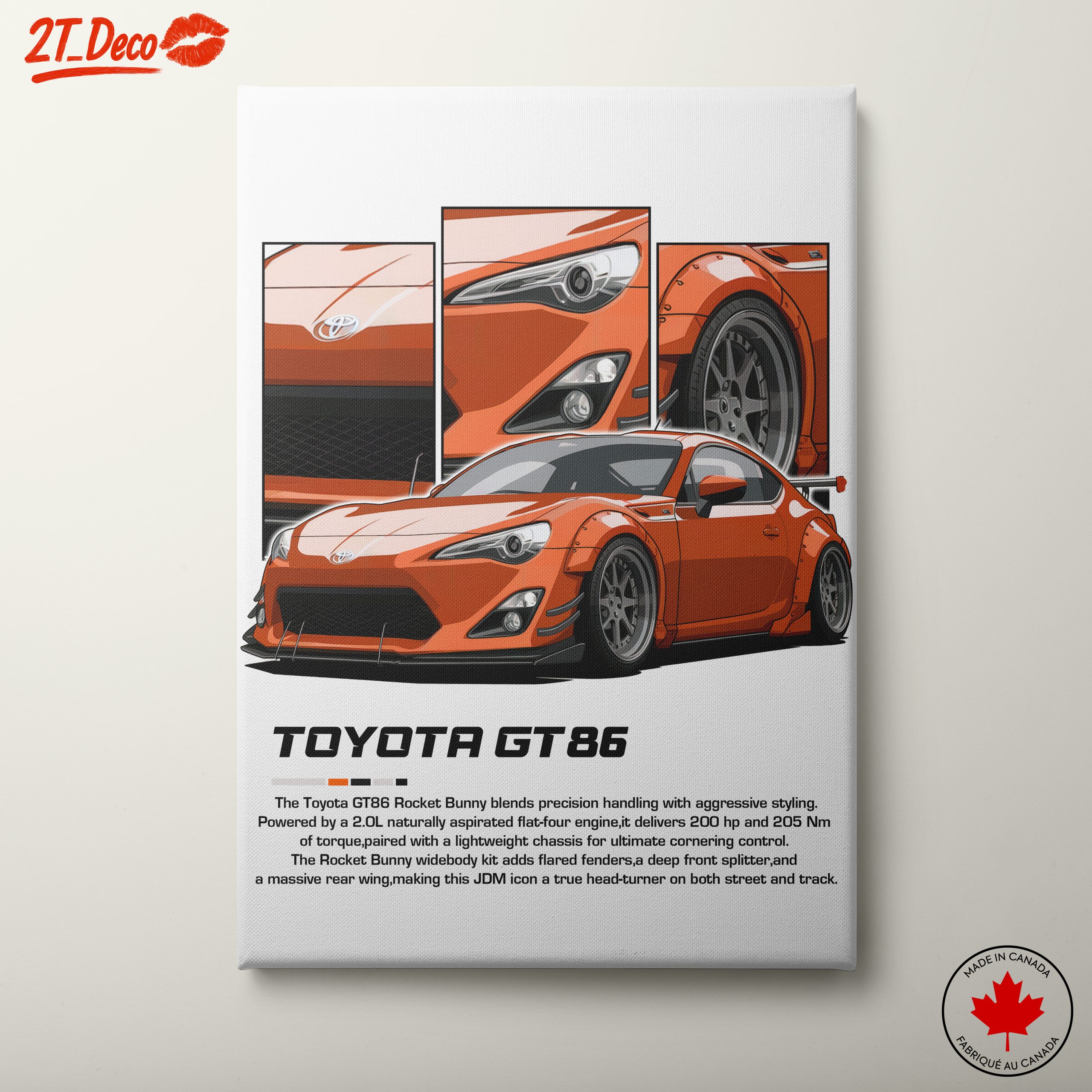 Toyota GT86 Rocket Bunny Artwork