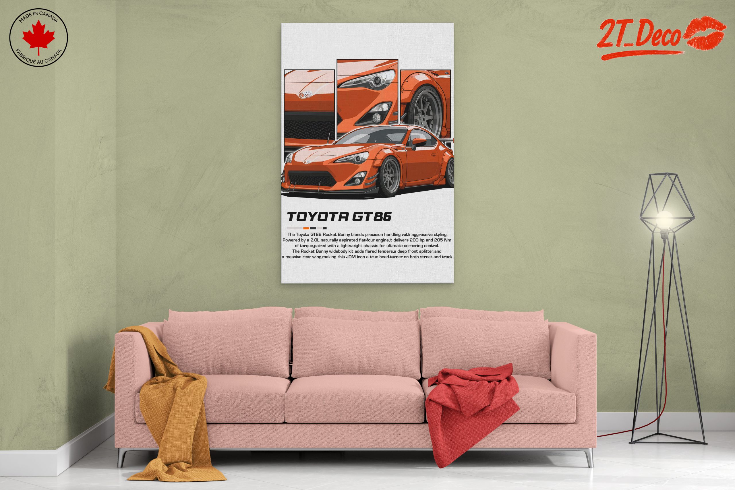Toyota GT86 Rocket Bunny Artwork - Image 2