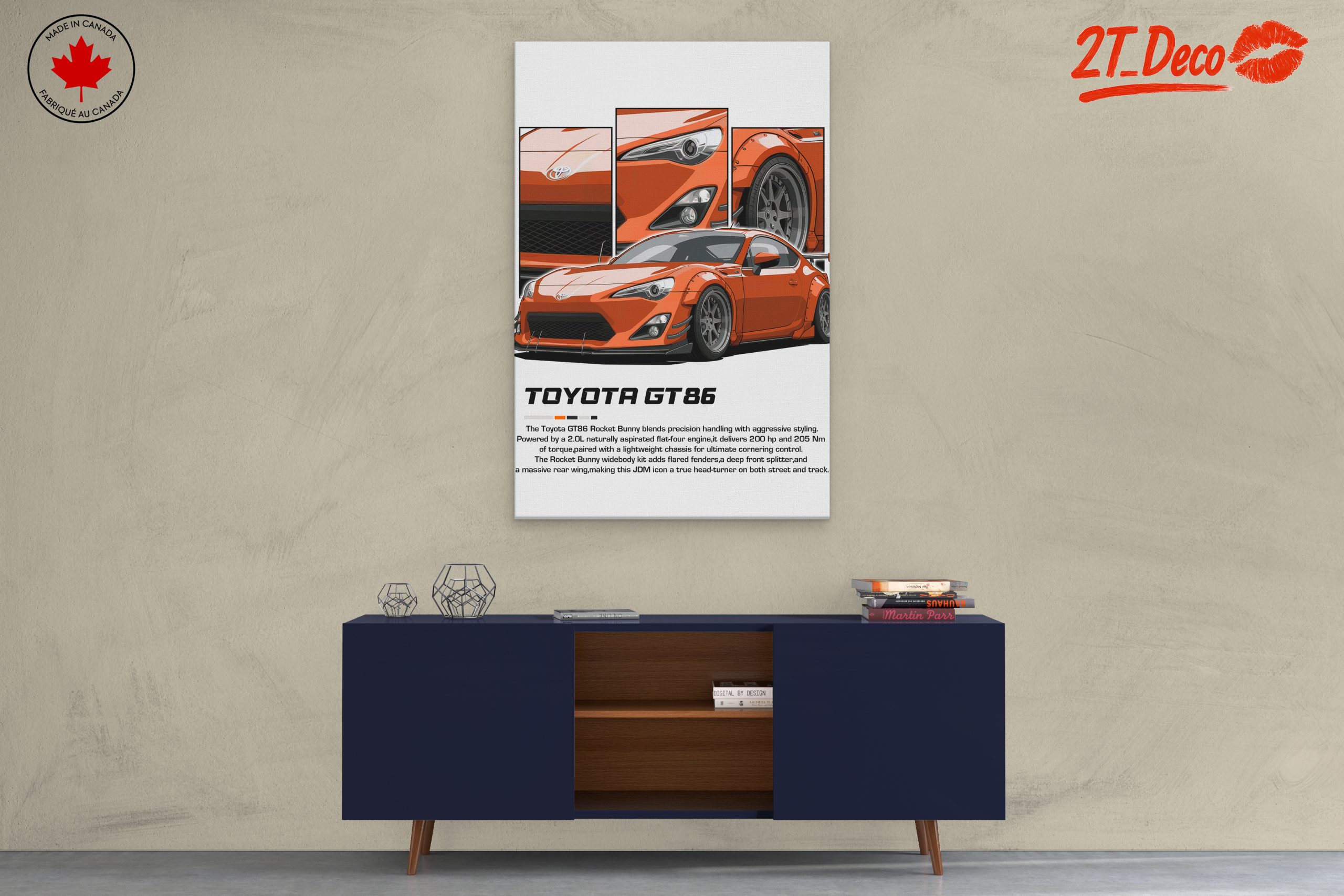 Toyota GT86 Rocket Bunny Artwork - Image 3