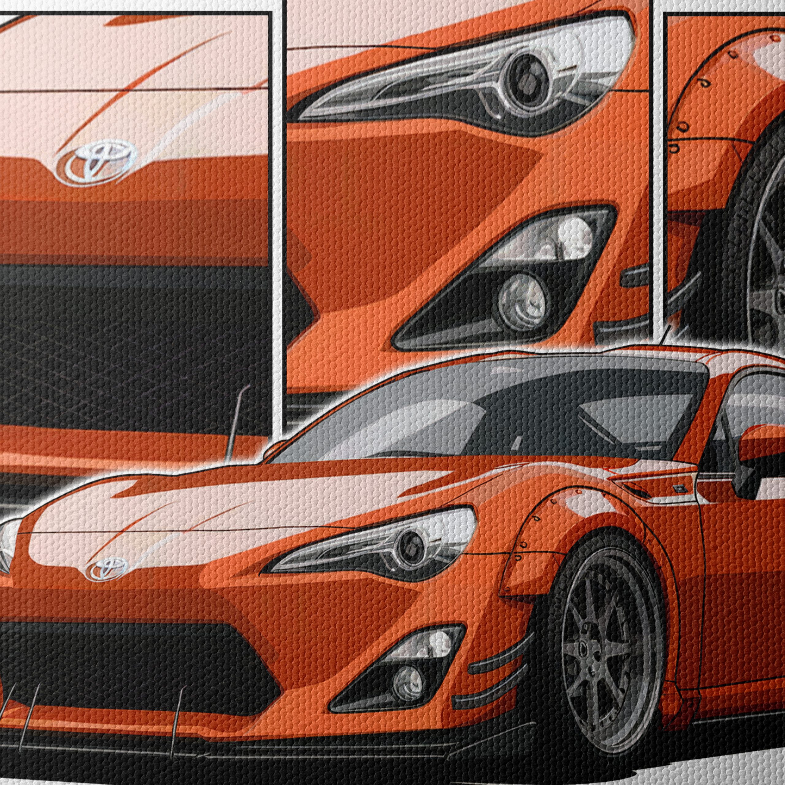 Toyota GT86 Rocket Bunny Artwork - Image 4