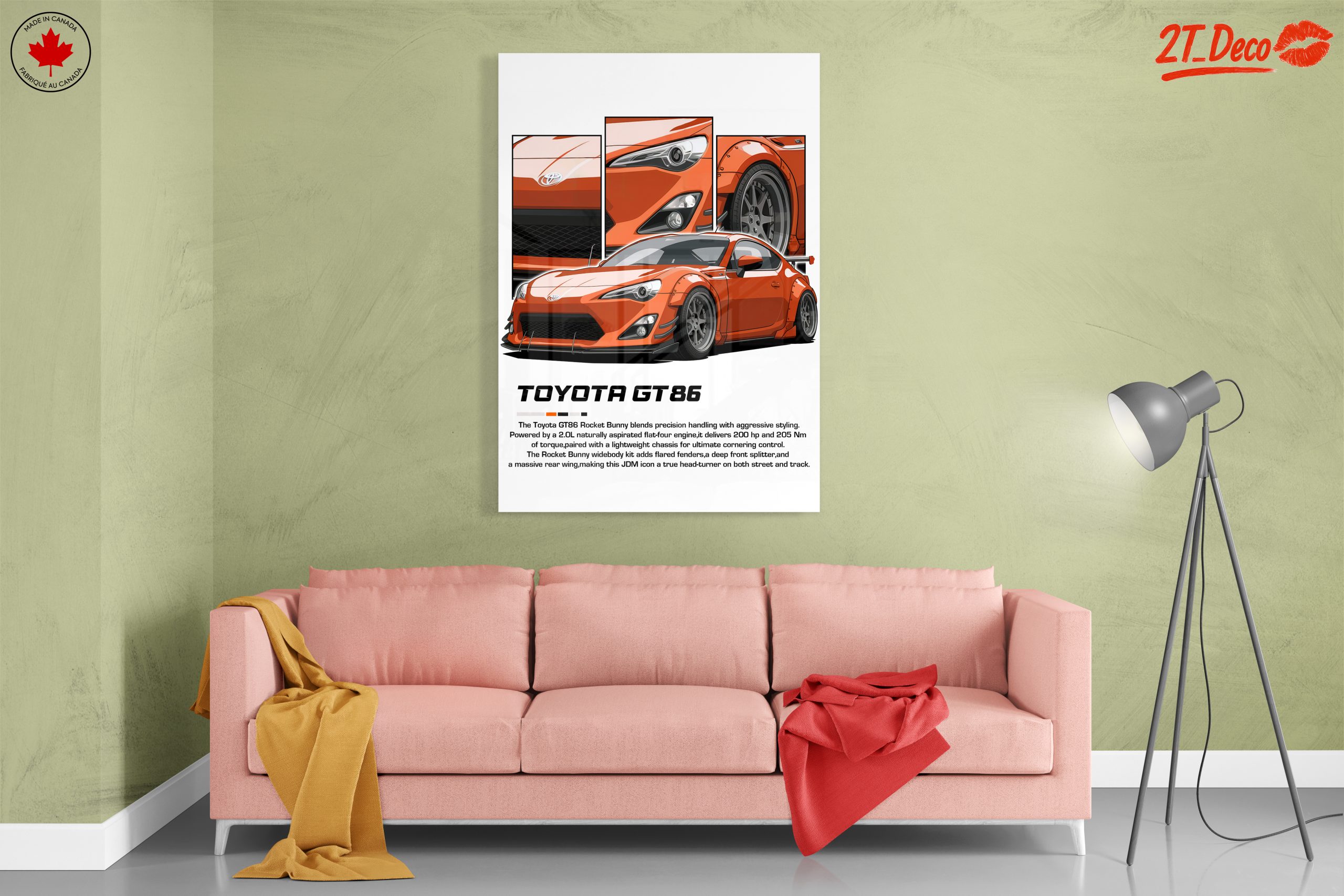 Toyota GT86 Rocket Bunny Artwork - Image 7