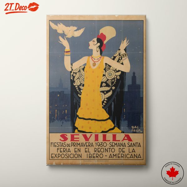 Seville 1930 Vintage Exhibition Poster