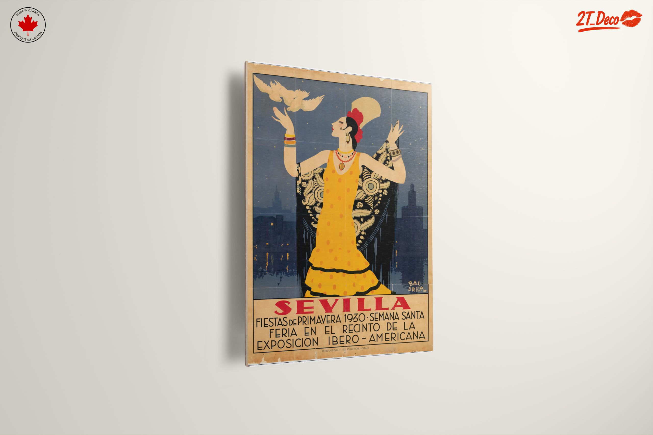 Seville 1930 Vintage Exhibition Poster - Image 13