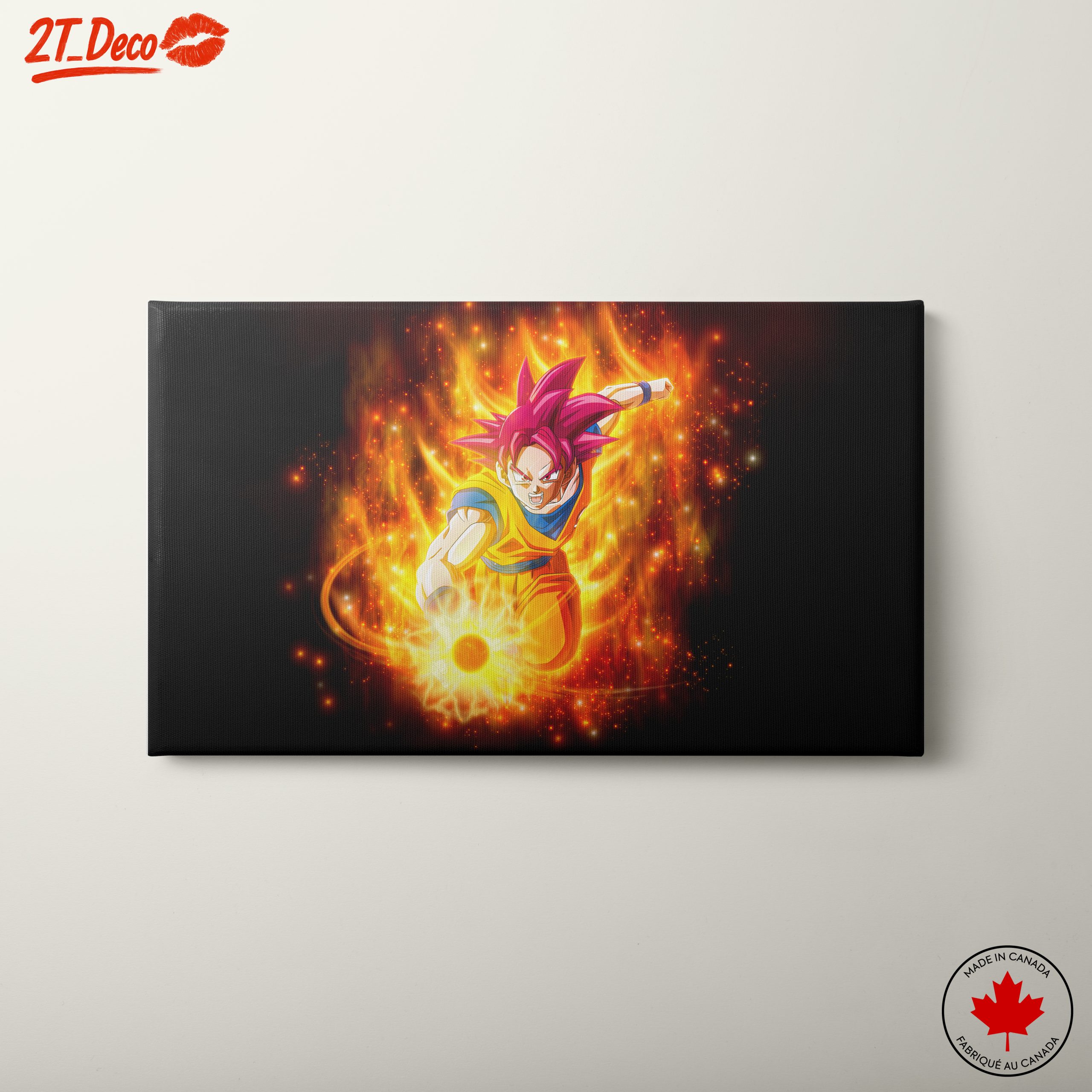 Dragon Ball Character in Dynamic Action Pose