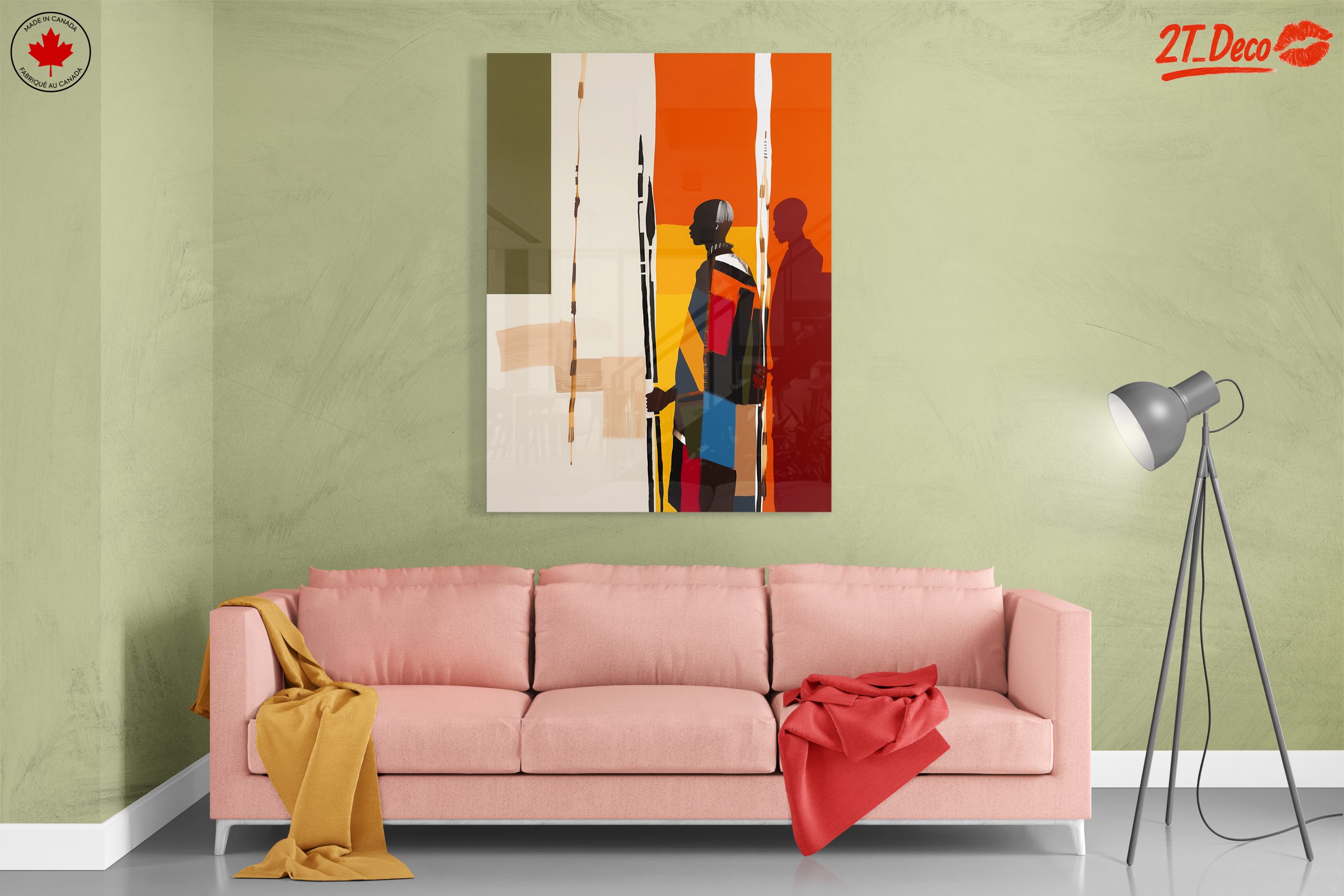 Colorful Afro Art Silhouettes - Image 7