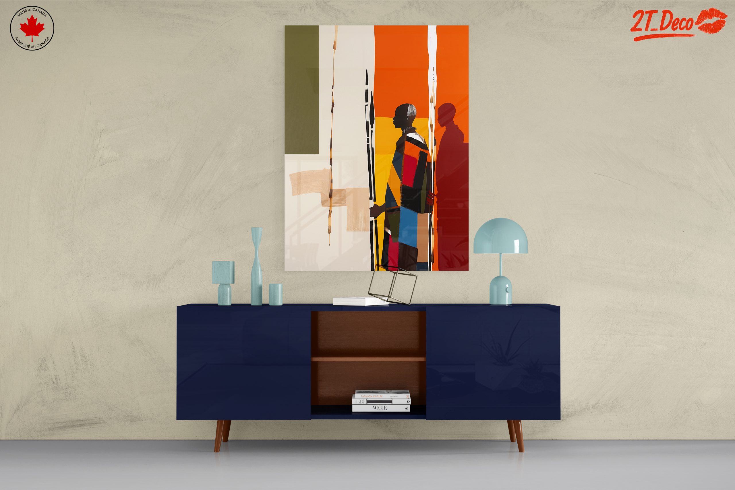 Colorful Afro Art Silhouettes - Image 8