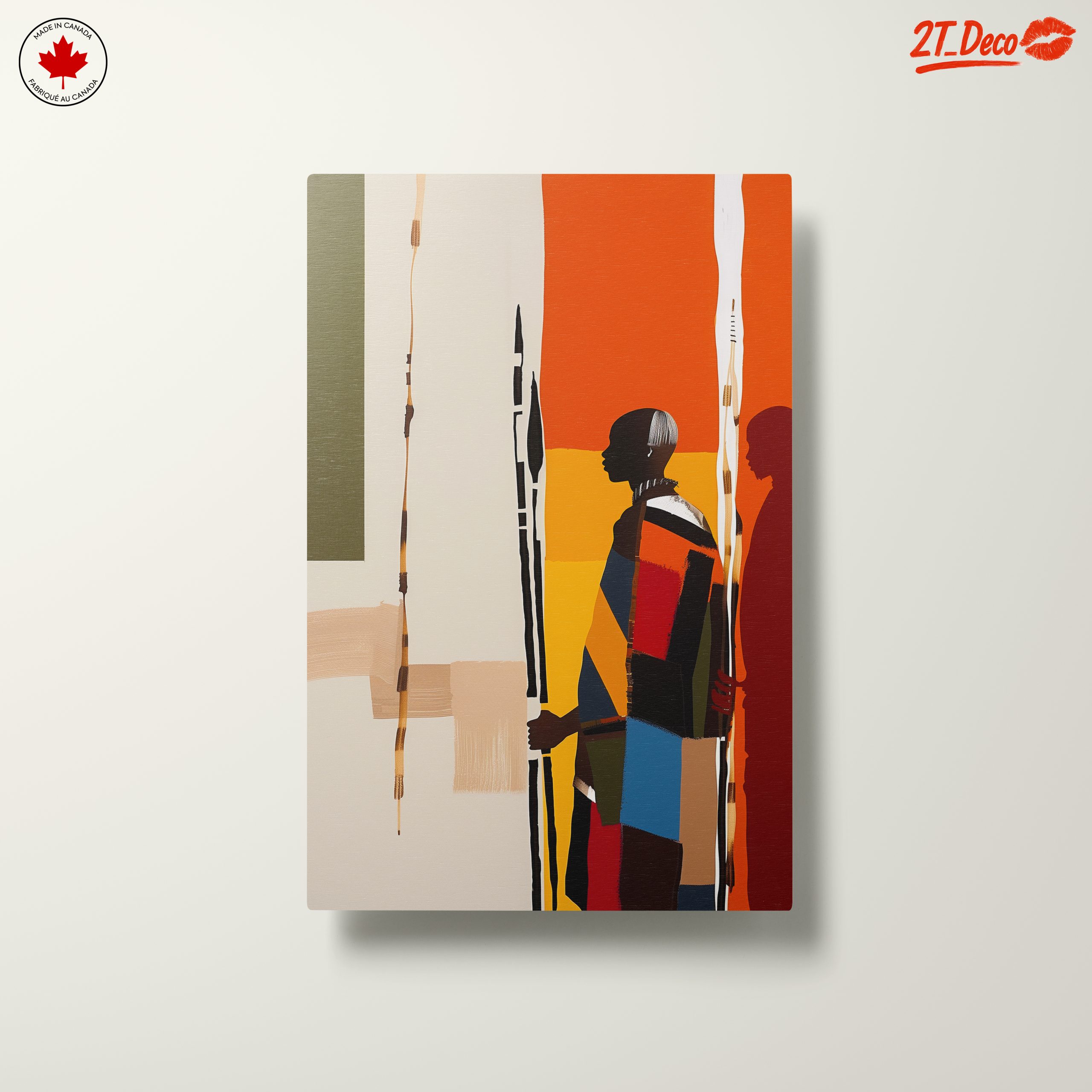 Colorful Afro Art Silhouettes - Image 10