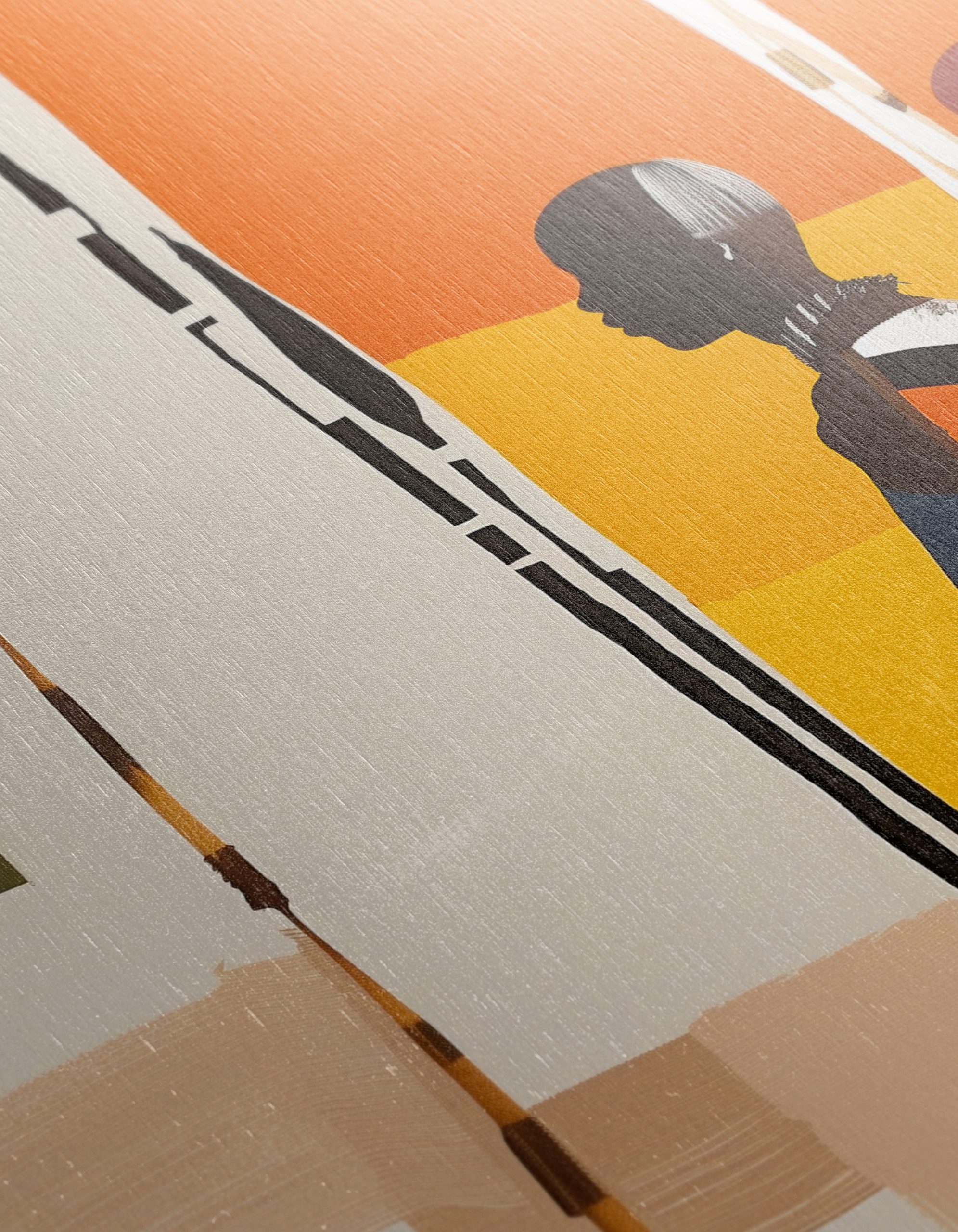 Colorful Afro Art Silhouettes - Image 12