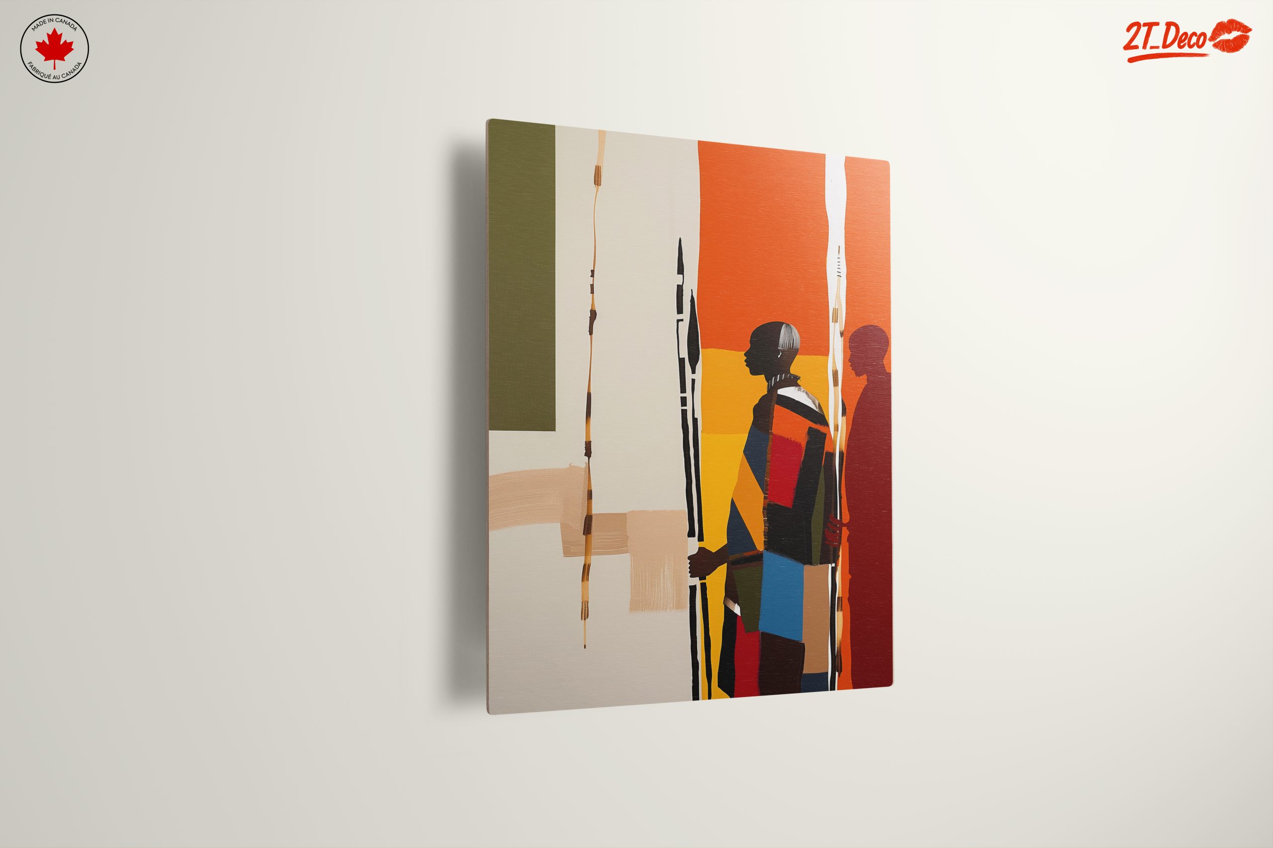 Colorful Afro Art Silhouettes - Image 13