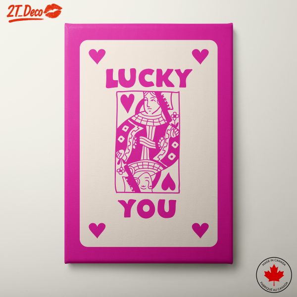Lucky You Playing Card Art 9