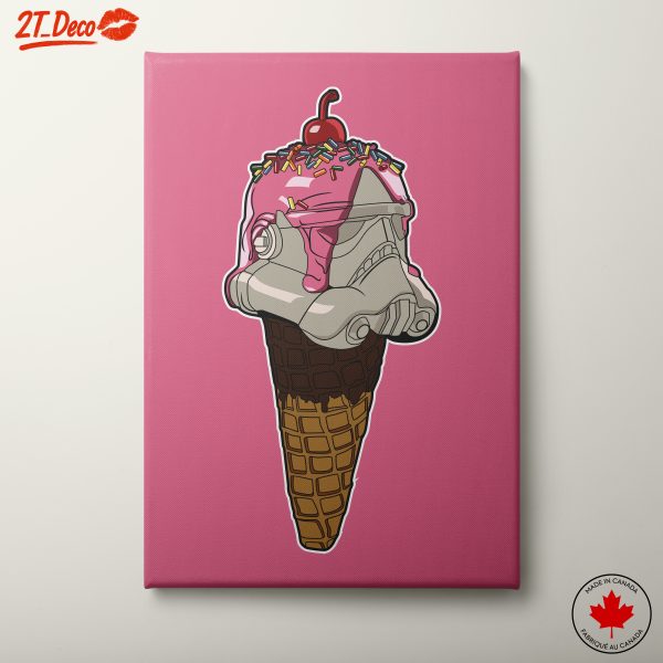 Cute Ice Cream Character Art
