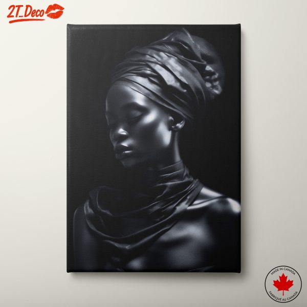 Elegant Afro-Inspired Portrait