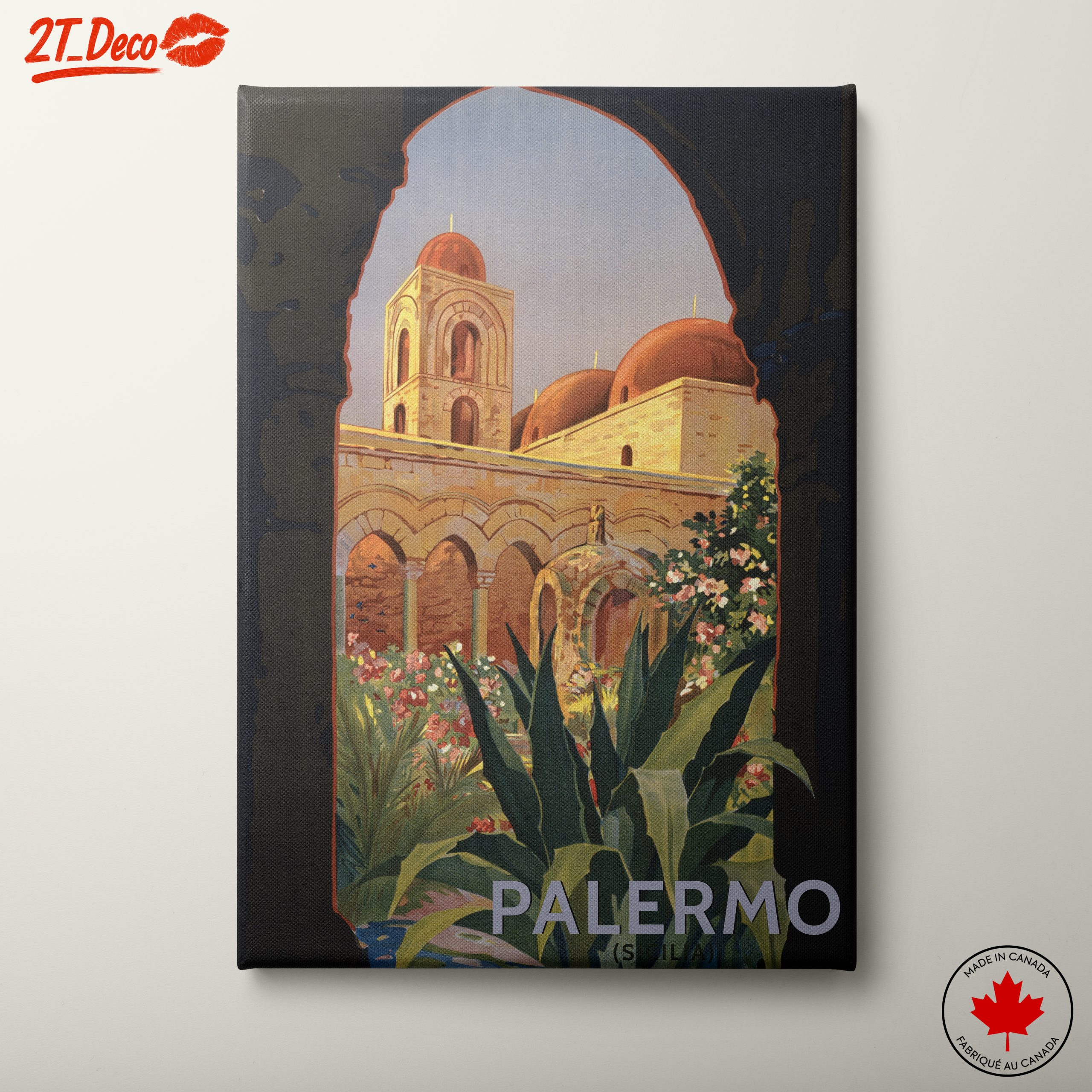 Palermo Scenic Artwork for Travel Enthusiasts