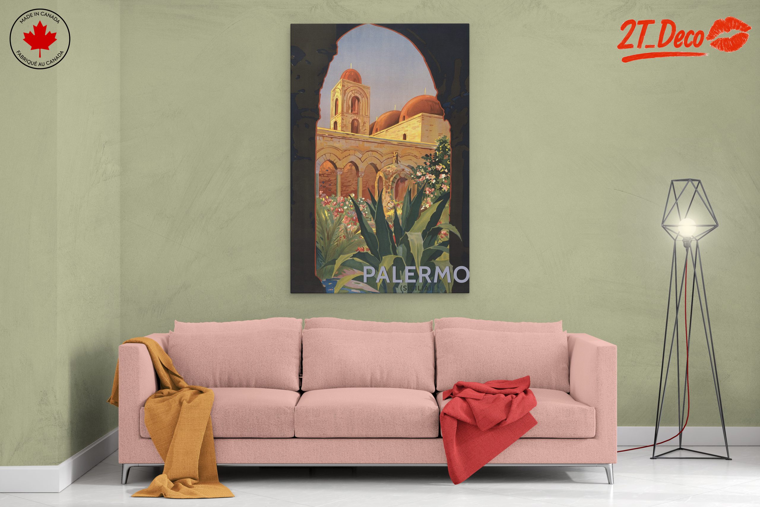 Palermo Scenic Artwork for Travel Enthusiasts - Image 2