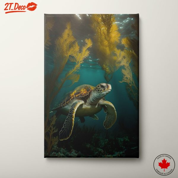 Underwater Sea Turtle Art