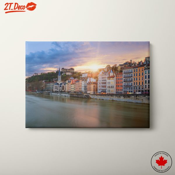 Sunset Over Historic City Landscape